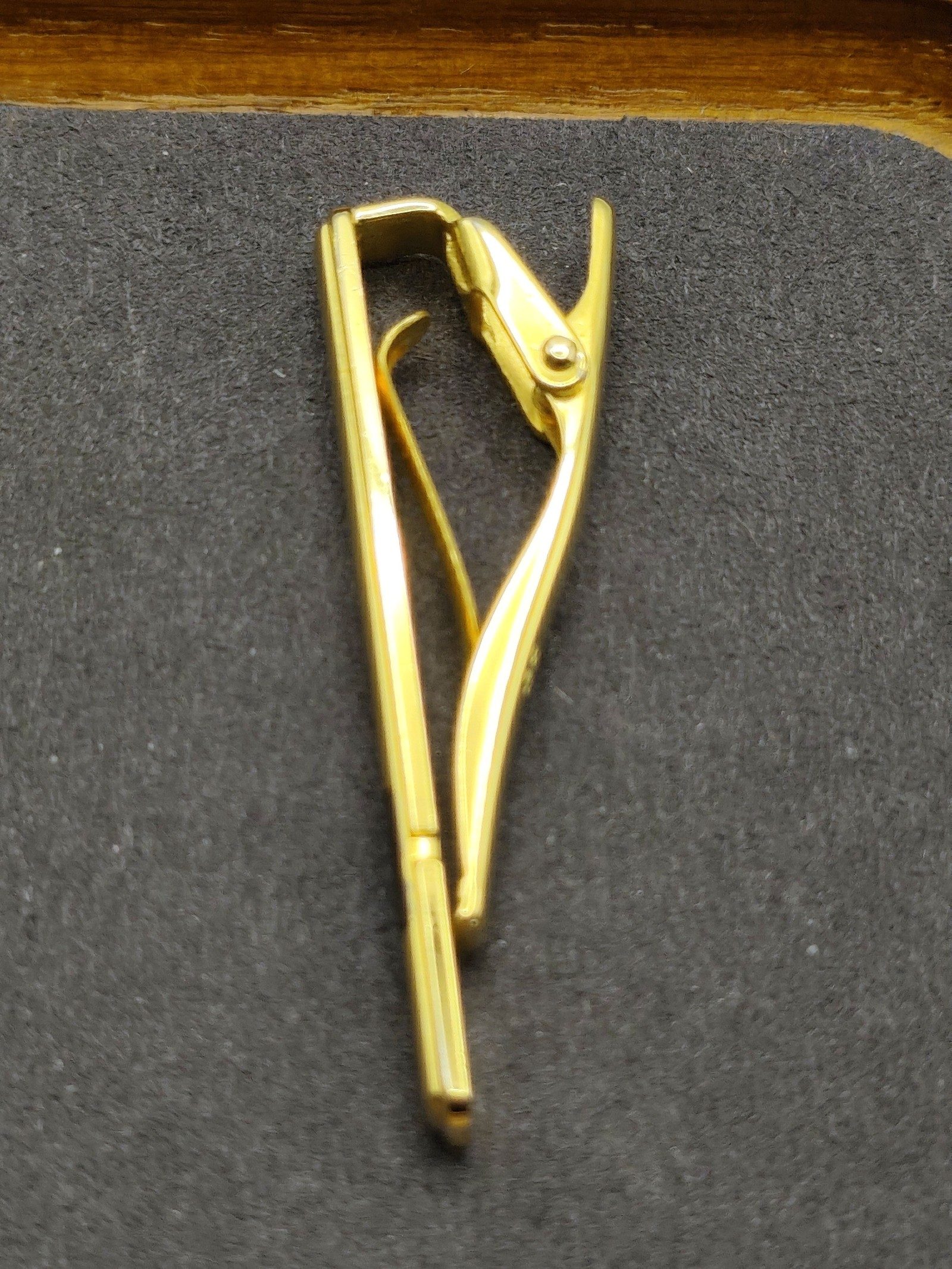 Givenchy Gold Tone Tie Clip with Logo image 10