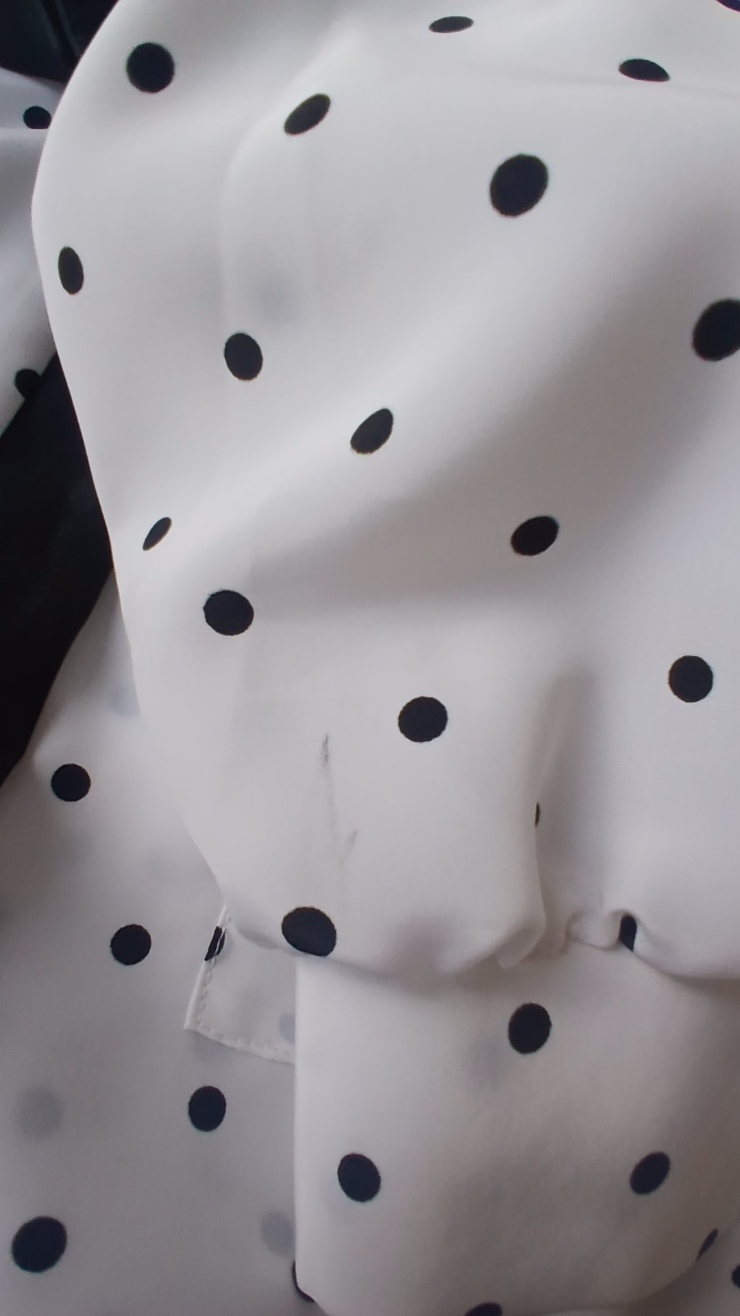Rosie & Co White & Black Polka Dot Long Sleeve Blouse UK 14 image 9