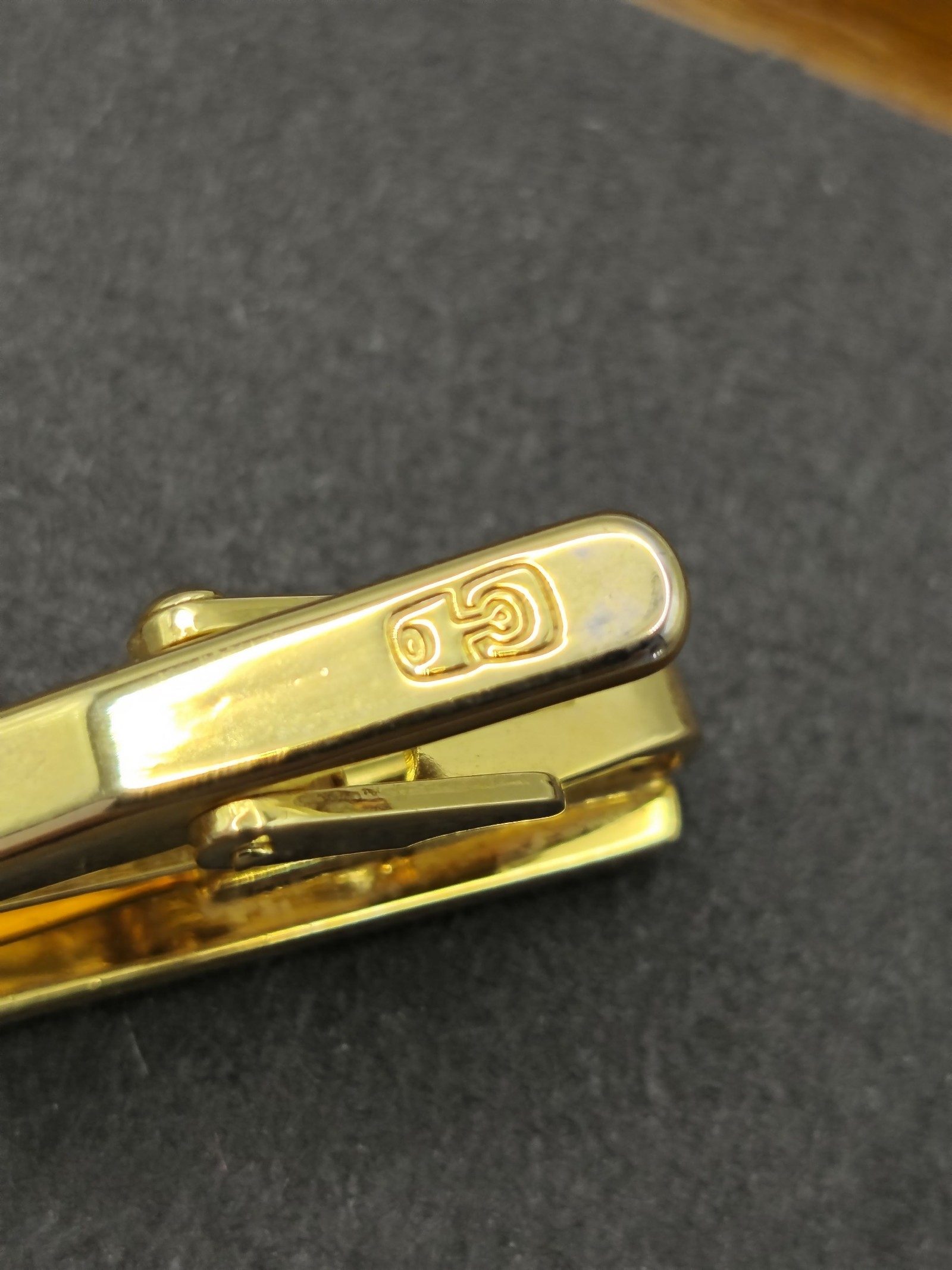 Pierre Cardin Black & Gold Men's Tie Clip image 10
