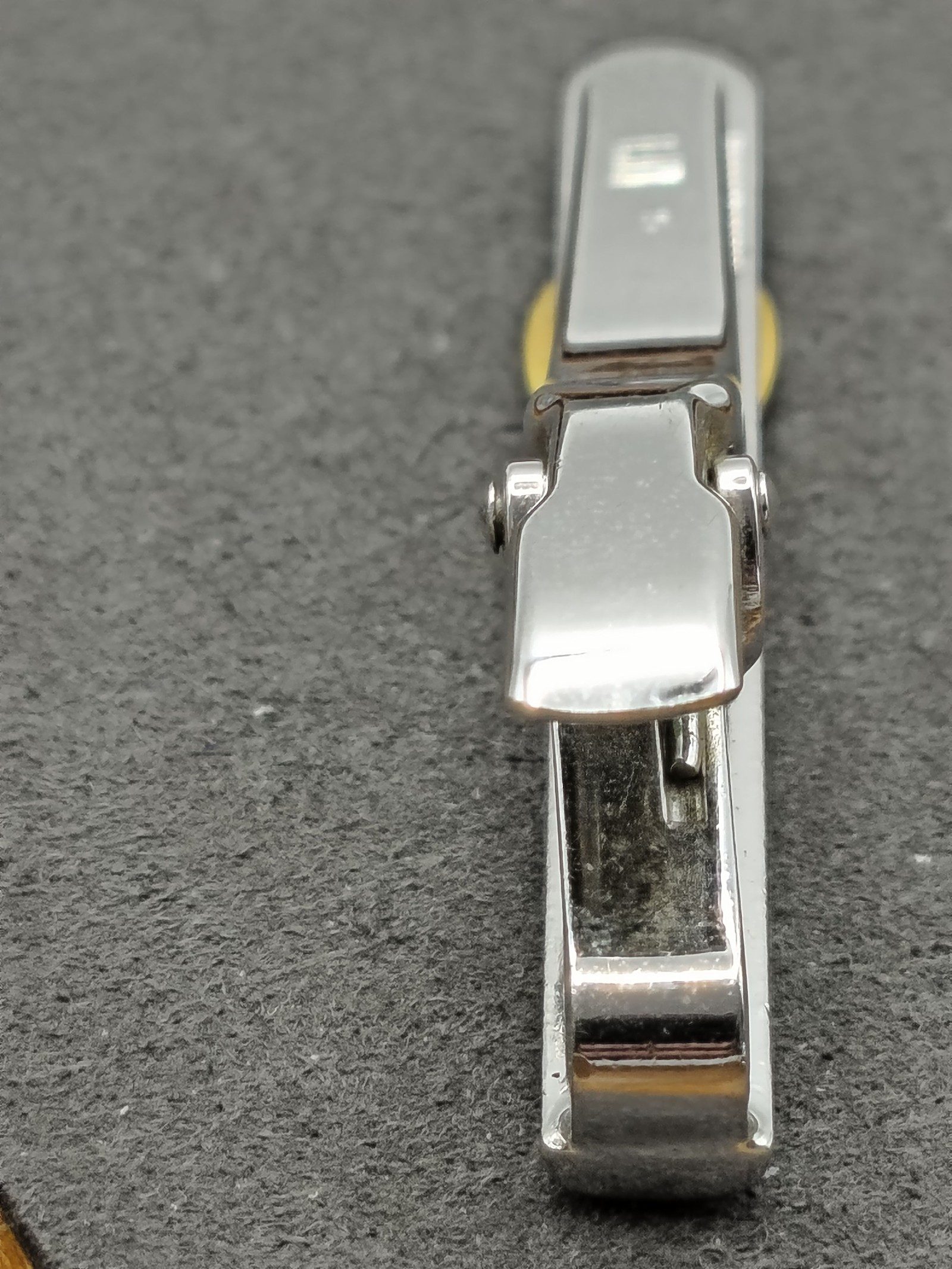Dunhill Silver & Gold Tone Men's Tie Clip image 7