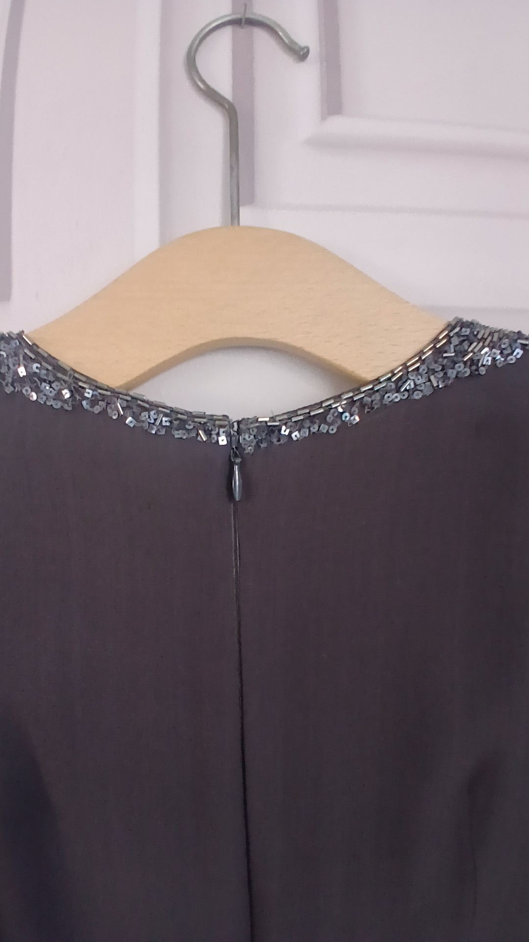 French Connection Black Embellished Long Sleeve Dress UK 14 image 5