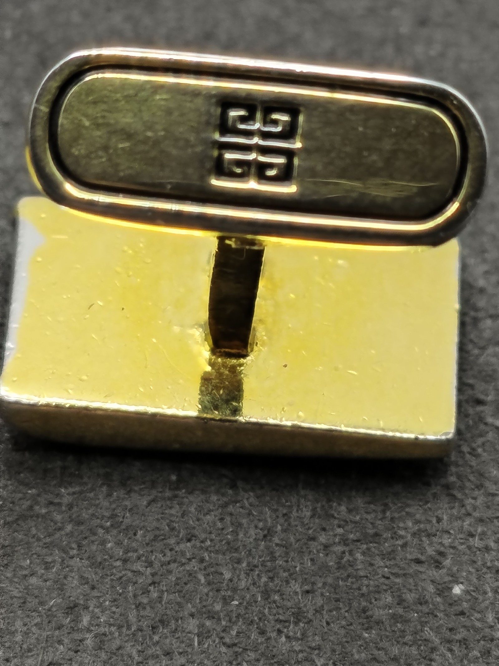 Givenchy Gold & Silver Mens Cufflinks & Tie Clip Set image 9