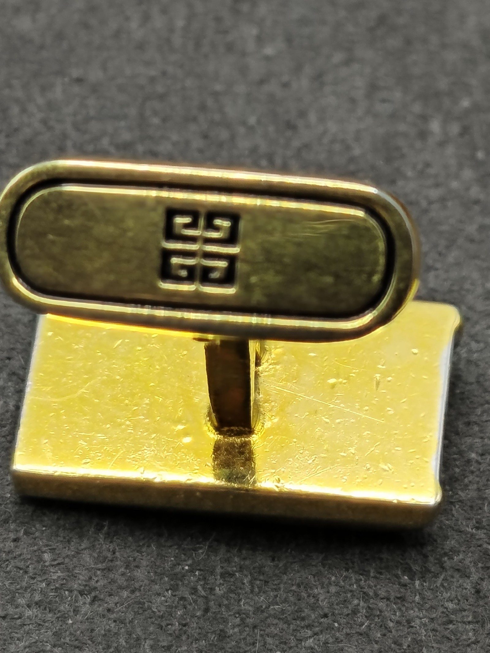 Givenchy Gold & Silver Mens Cufflinks & Tie Clip Set image 10