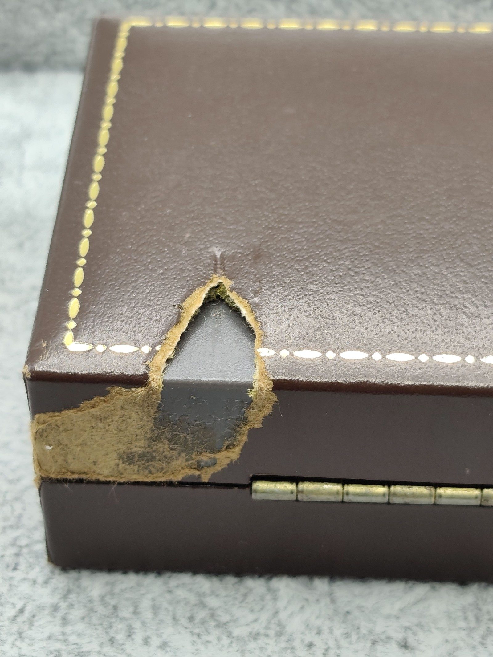 Dunhill Gold & Brown Circular Cufflinks with Original Box image 5