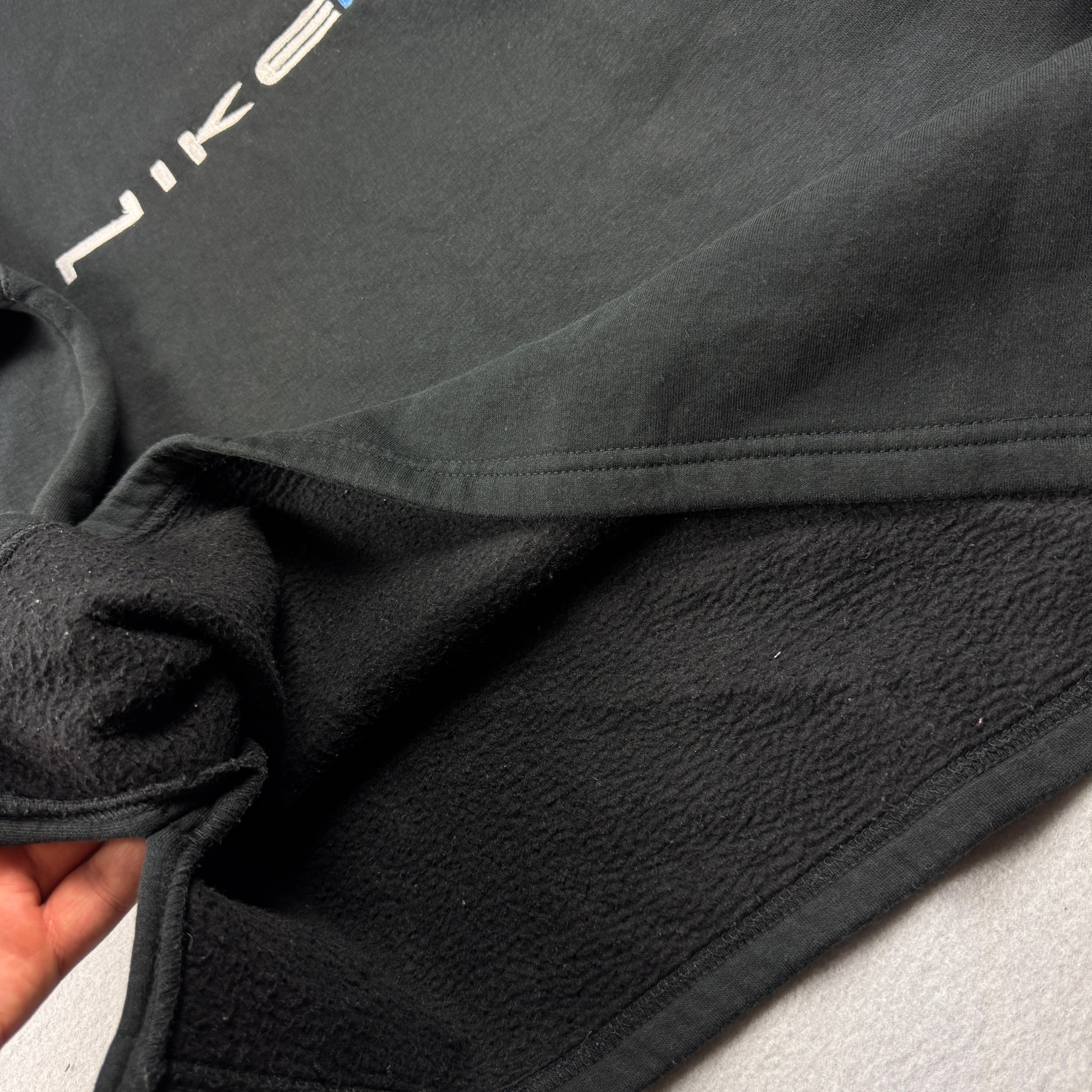 Nike Black Multi Logo Sweatshirt Medium Vintage Y2K Size M image 7