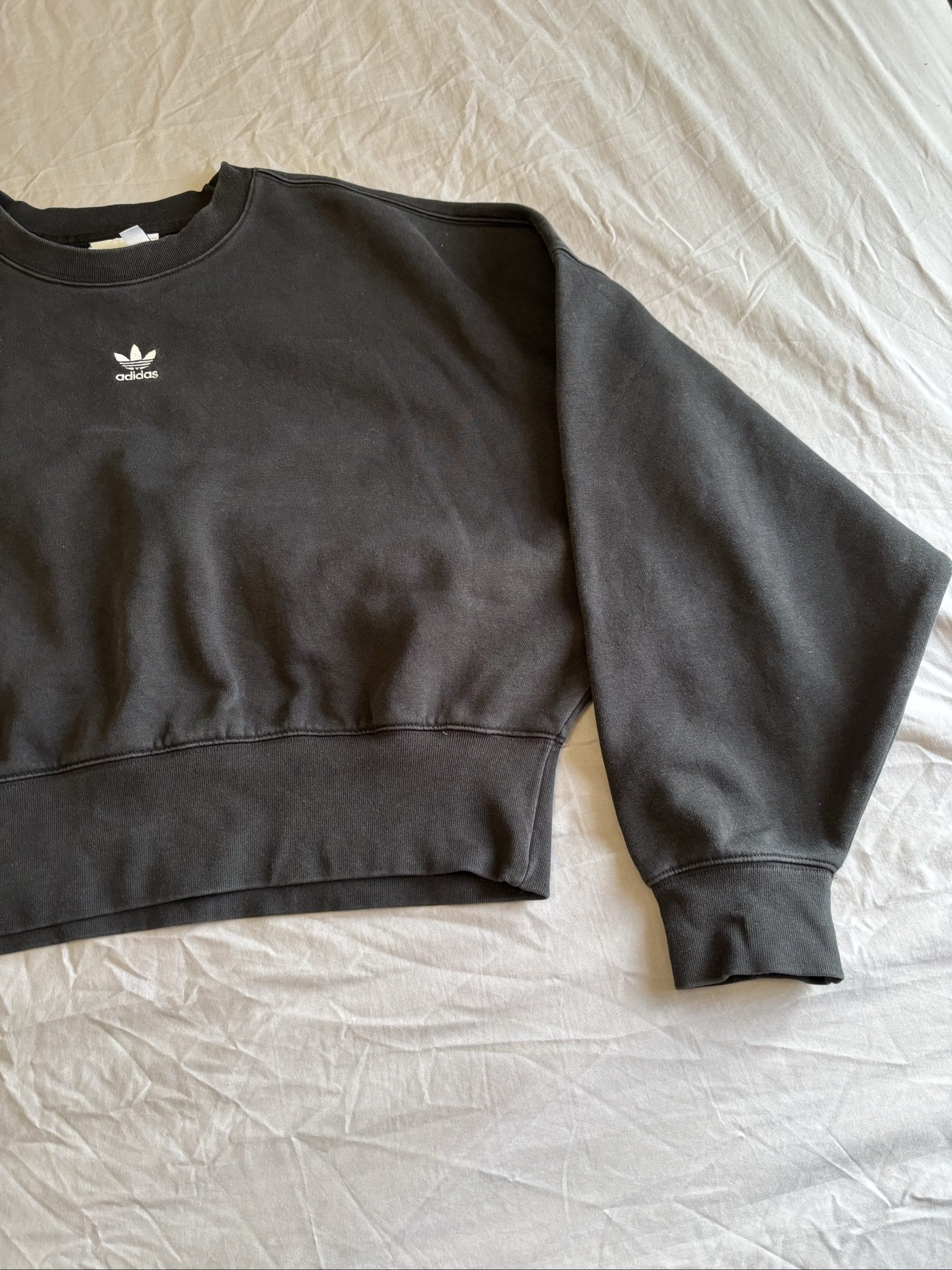 Adidas Black Sweatshirt UK 8 Large image 3