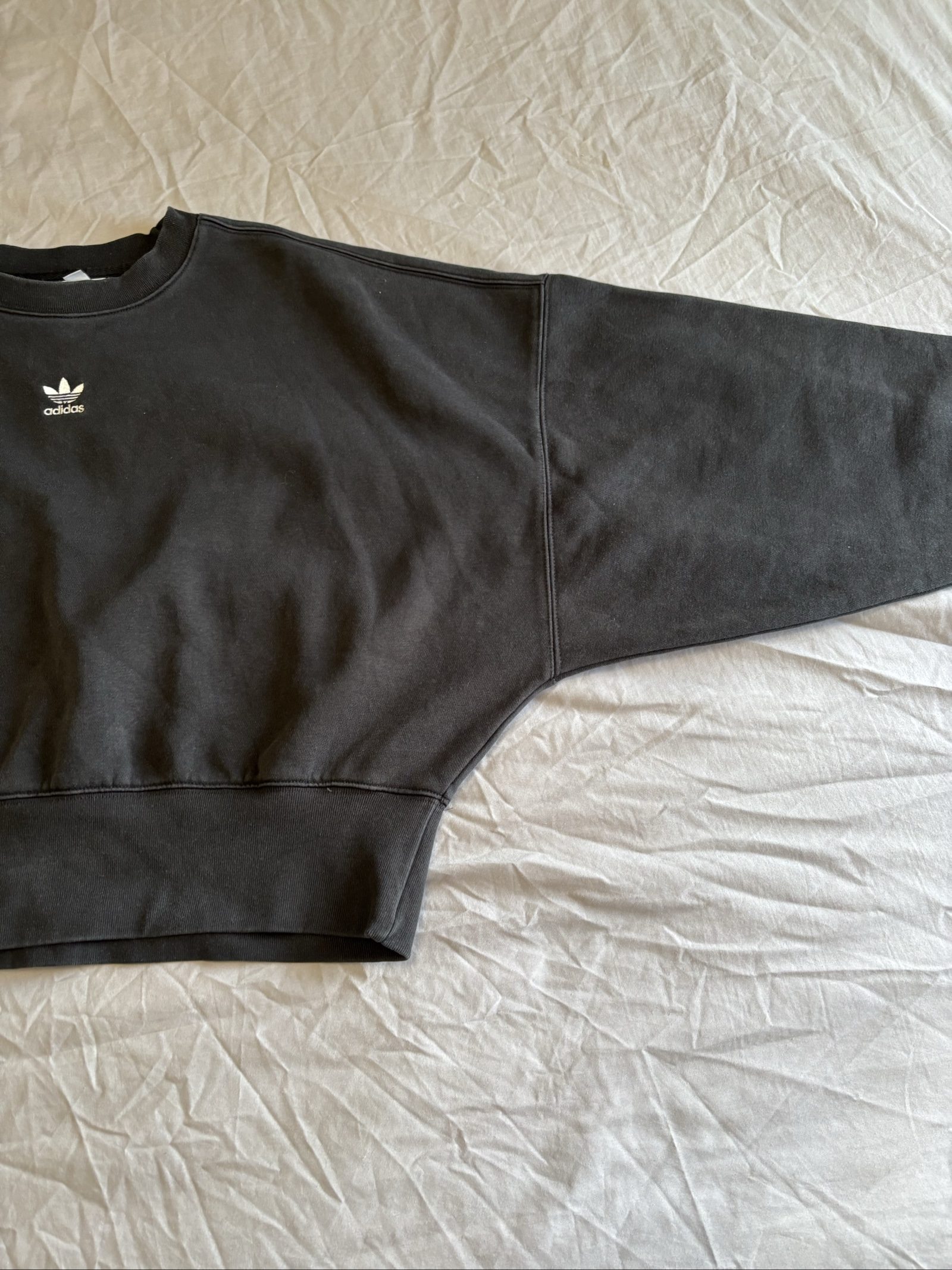 Adidas Black Sweatshirt UK 8 Large image 2