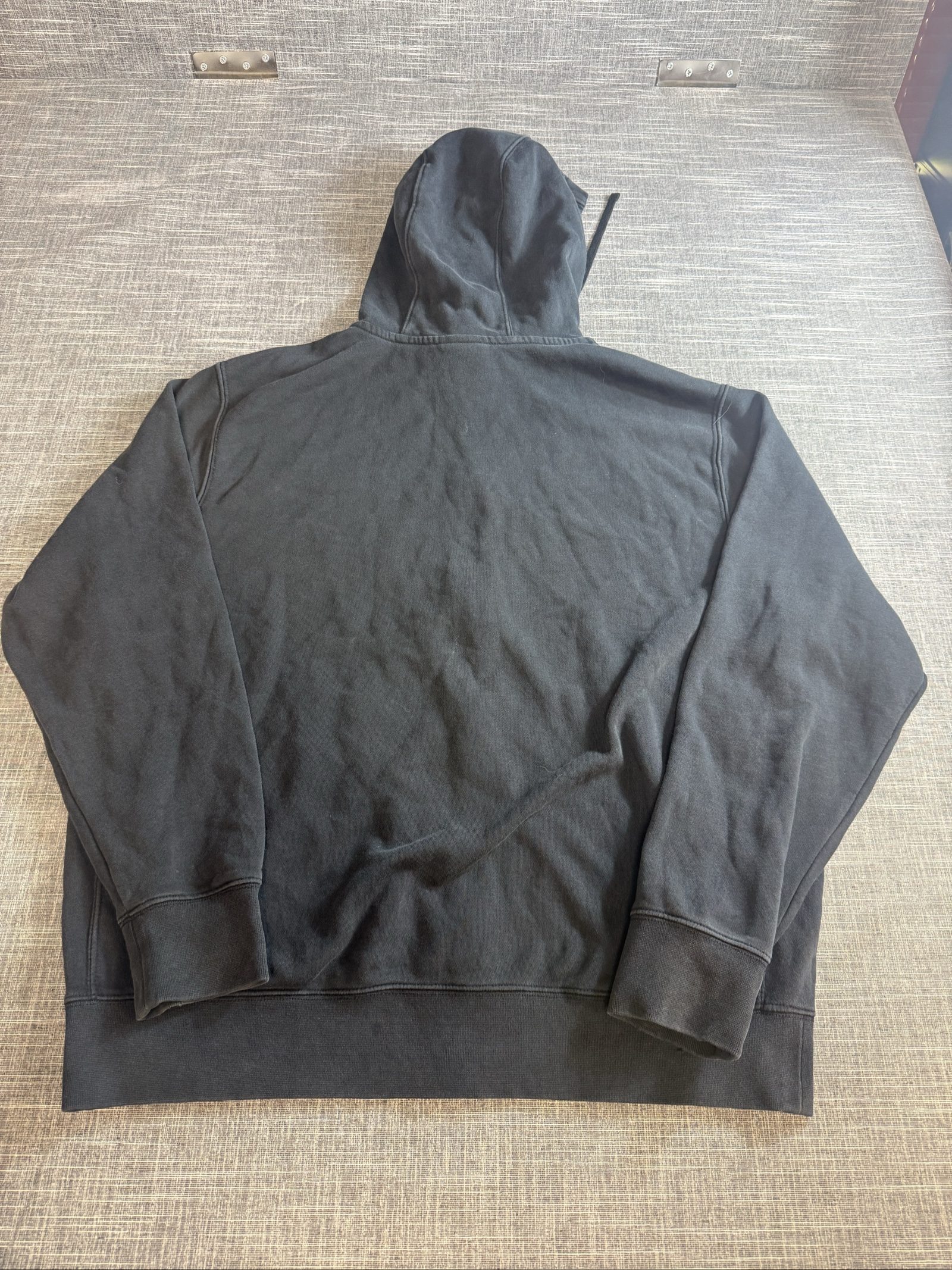 Nike Men's Black Full Zip Hoodie Large Made in Jordan Cotton Polyester image 5