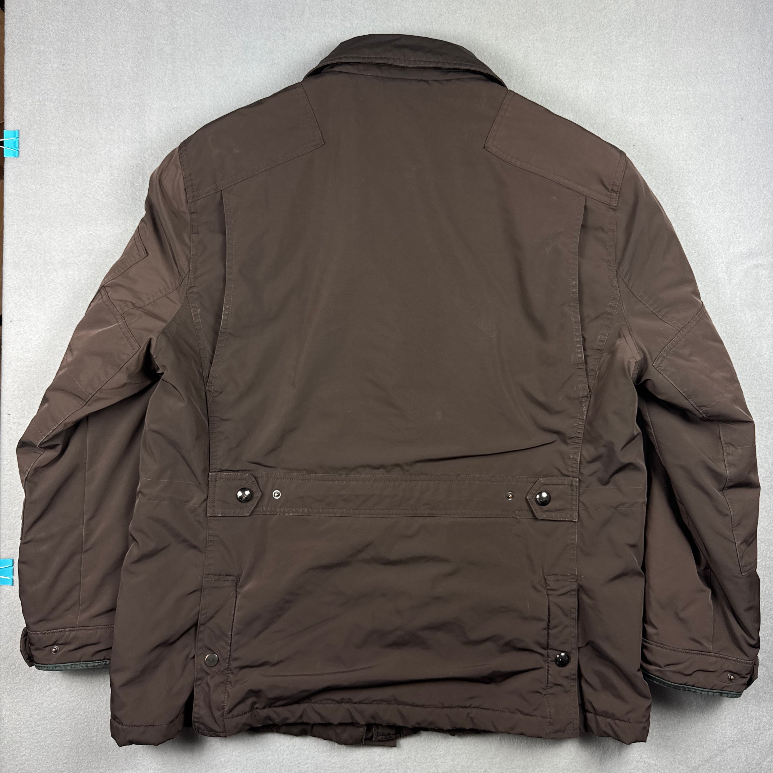 Polo by Ralph Lauren Brown Men's Multipocket Military Nylon Jacket Size XL image 2