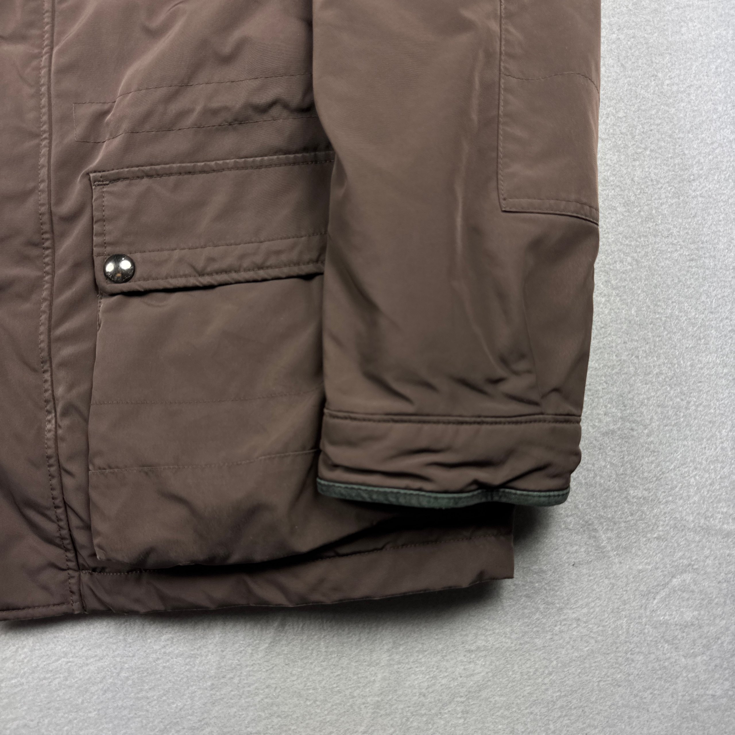 Polo by Ralph Lauren Brown Men's Multipocket Military Nylon Jacket Size XL image 5