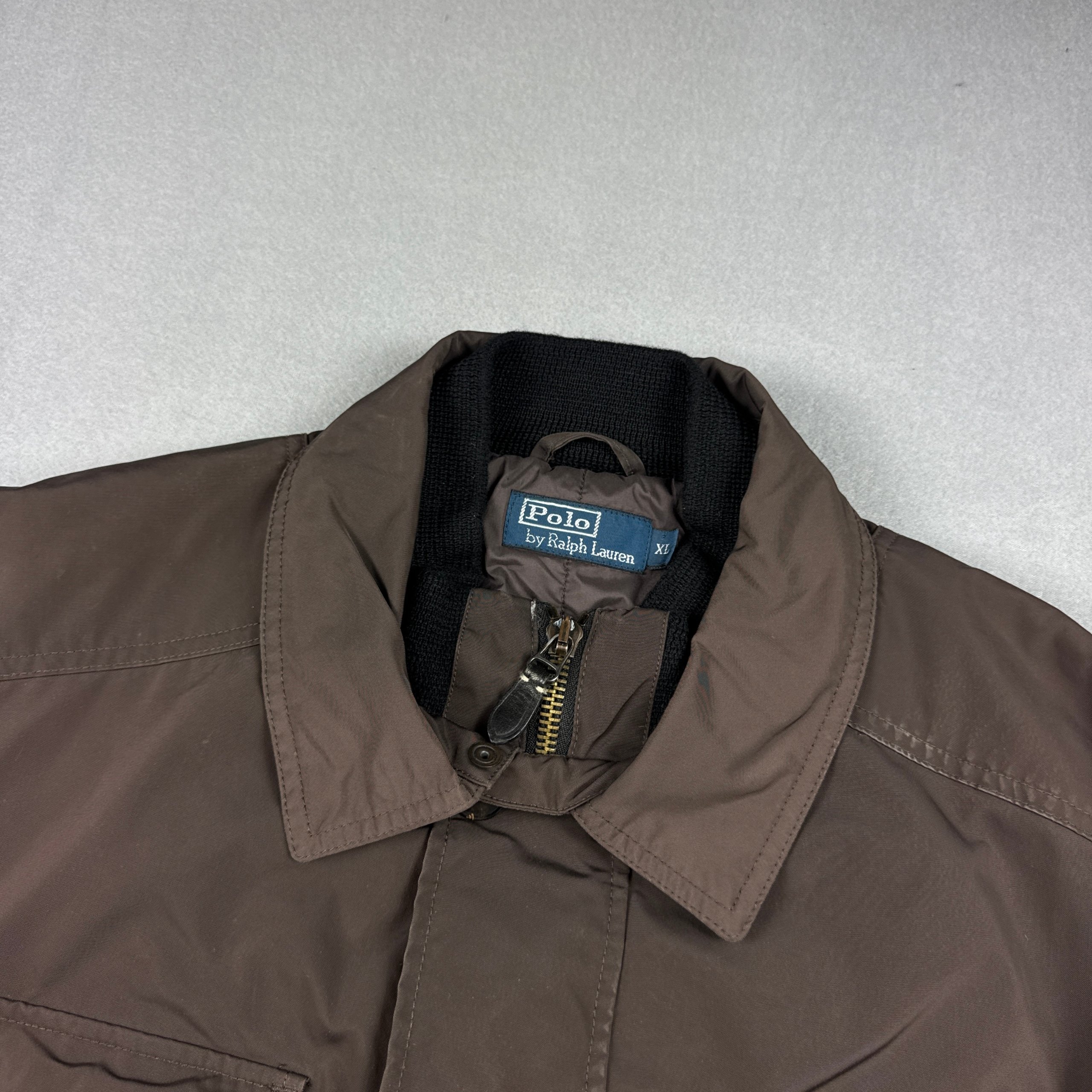 Polo by Ralph Lauren Brown Men's Multipocket Military Nylon Jacket Size XL image 6