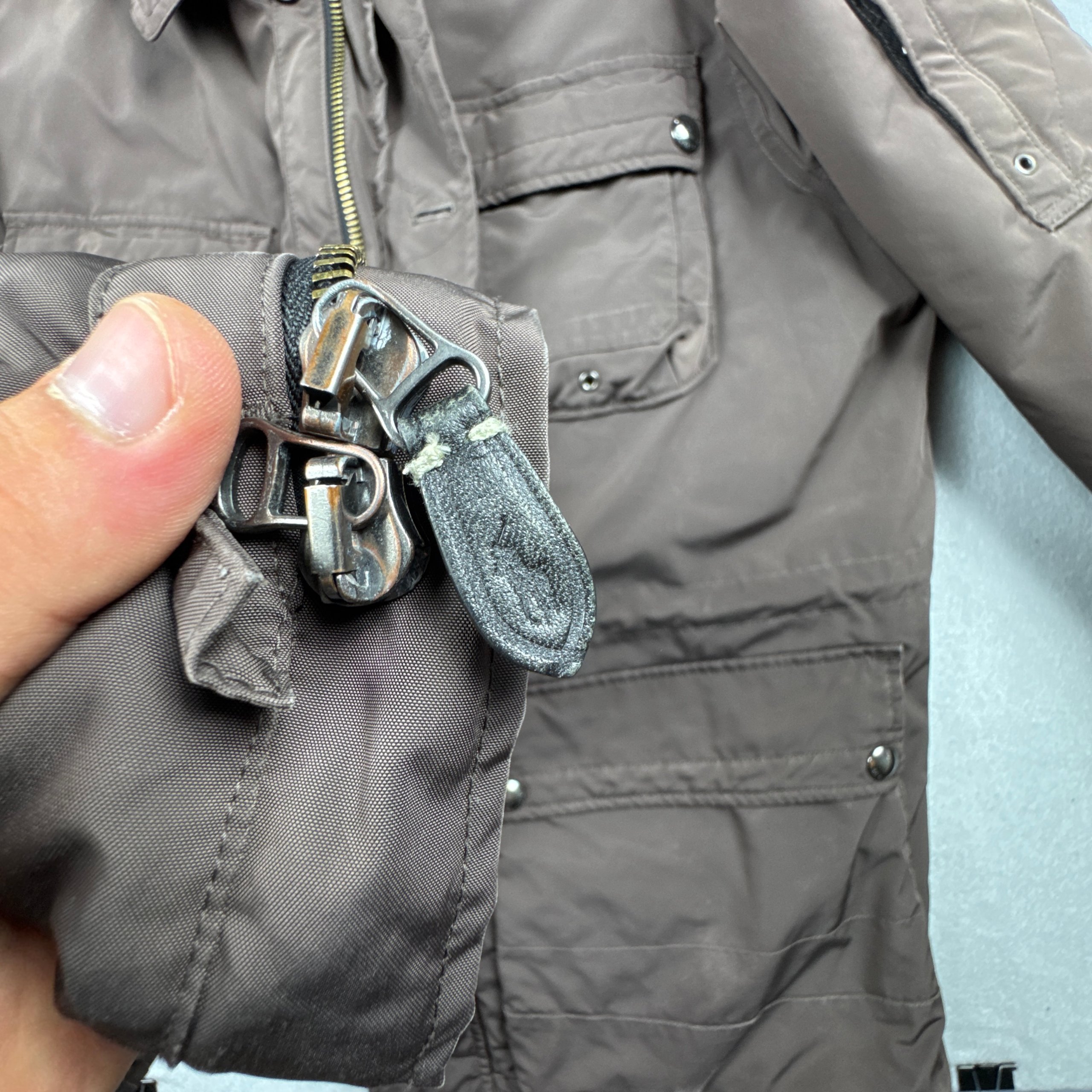 Polo by Ralph Lauren Brown Men's Multipocket Military Nylon Jacket Size XL image 8