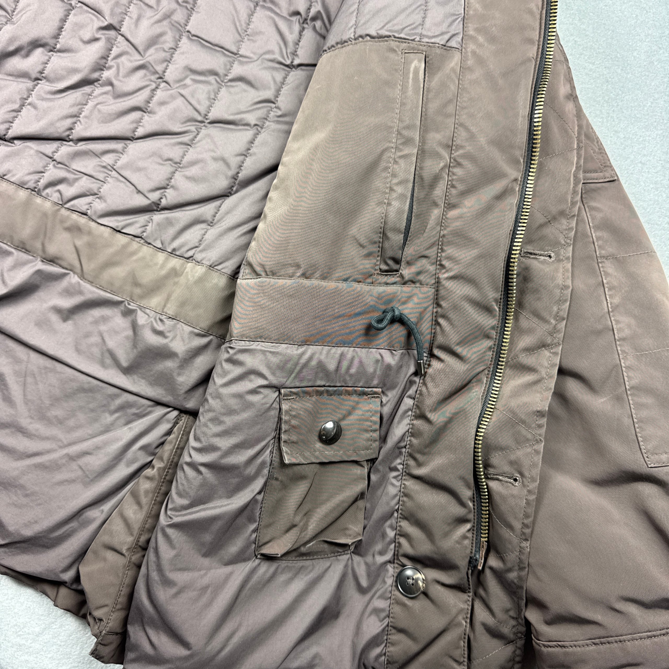 Polo by Ralph Lauren Brown Men's Multipocket Military Nylon Jacket Size XL image 9