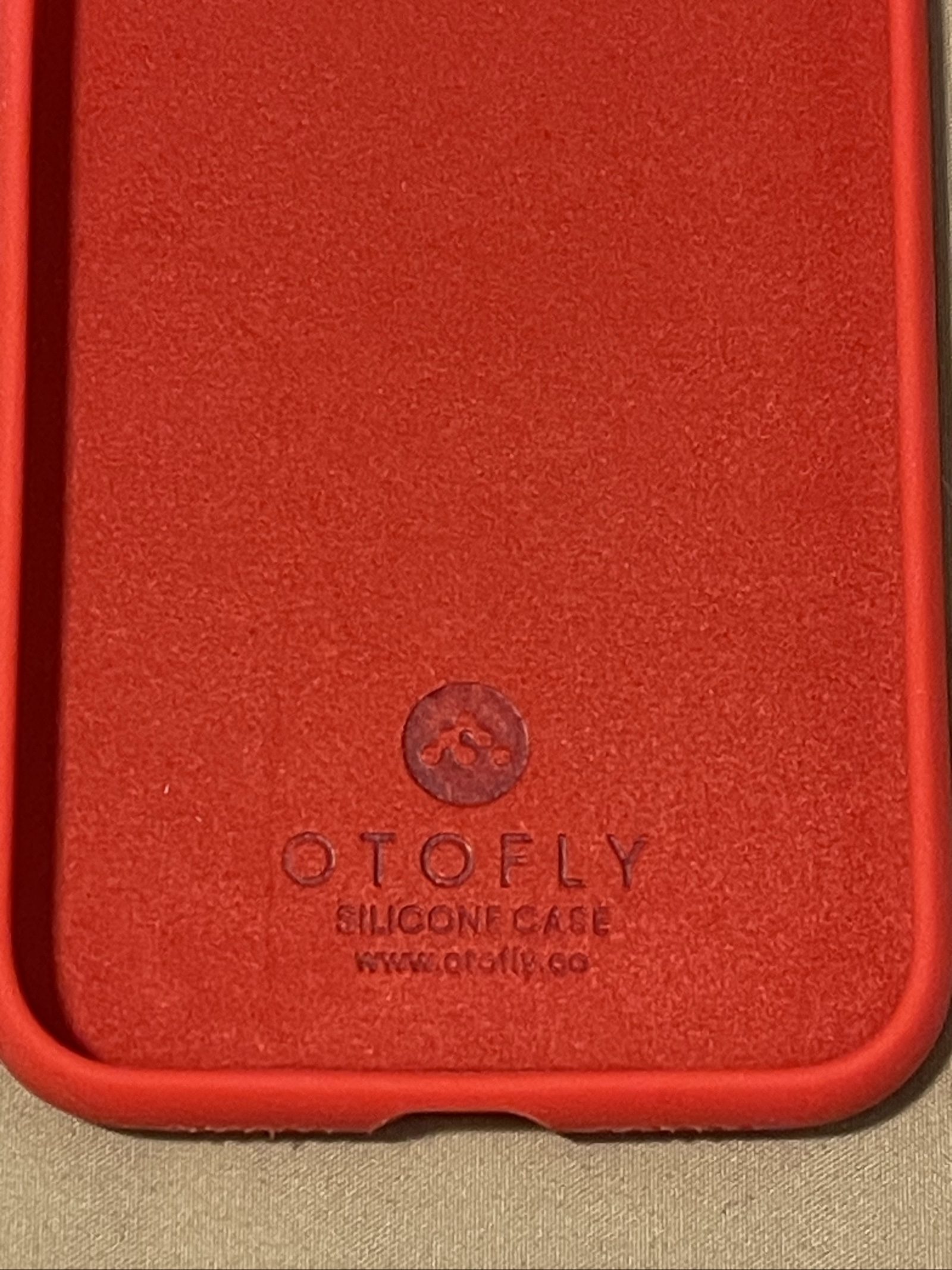 Otofly Red Silicone iPhone X Case image 2