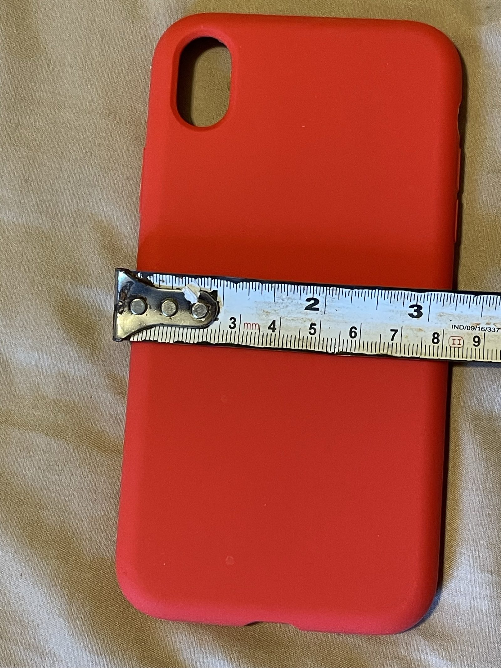 Otofly Red Silicone iPhone X Case image 4