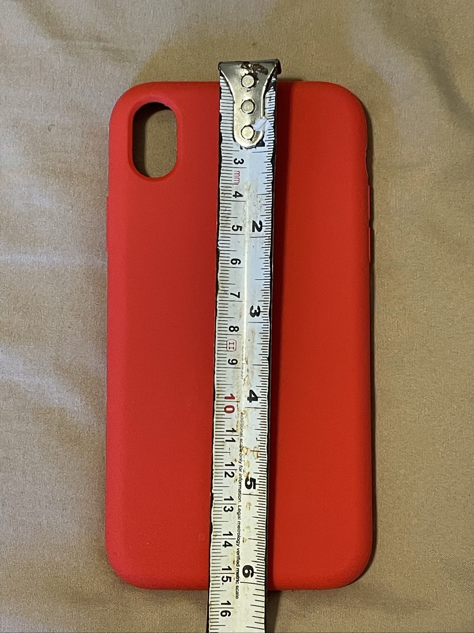 Otofly Red Silicone iPhone X Case image 5