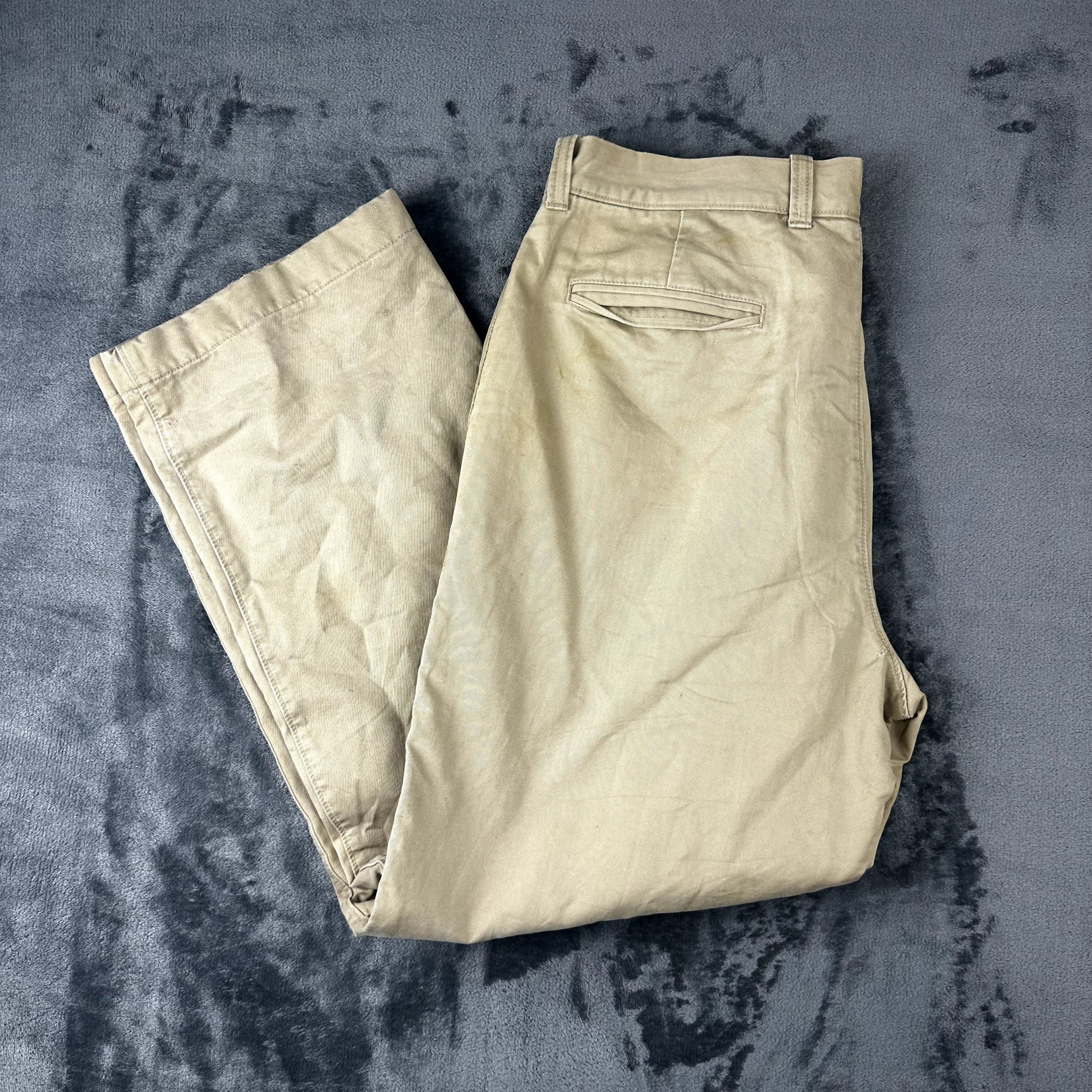 J.Crew Beige Chino Trousers Fits 36/37 GWC Khaki Smart Casual