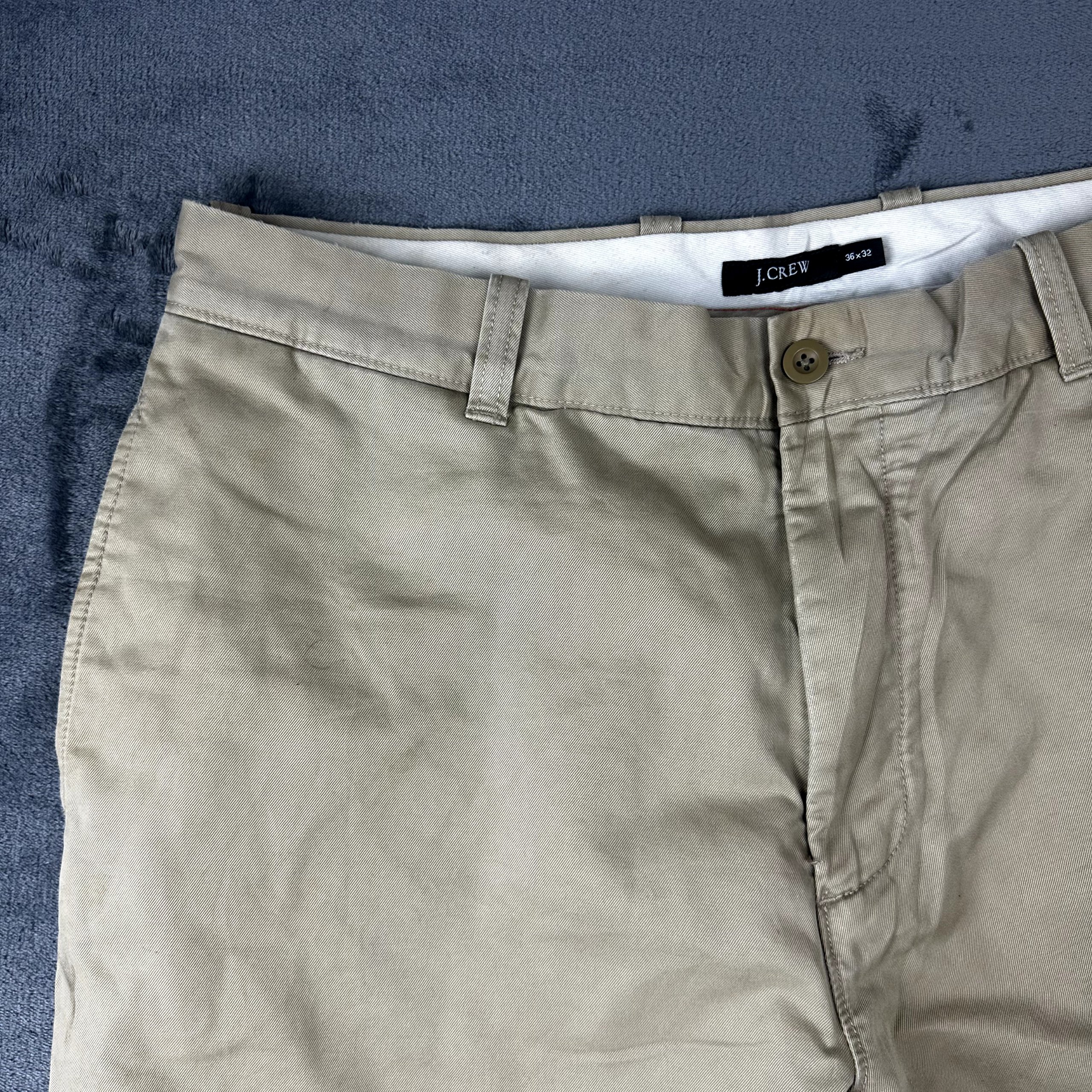 J.Crew Beige Chino Trousers Fits 36/37 GWC Khaki Smart Casual image 2
