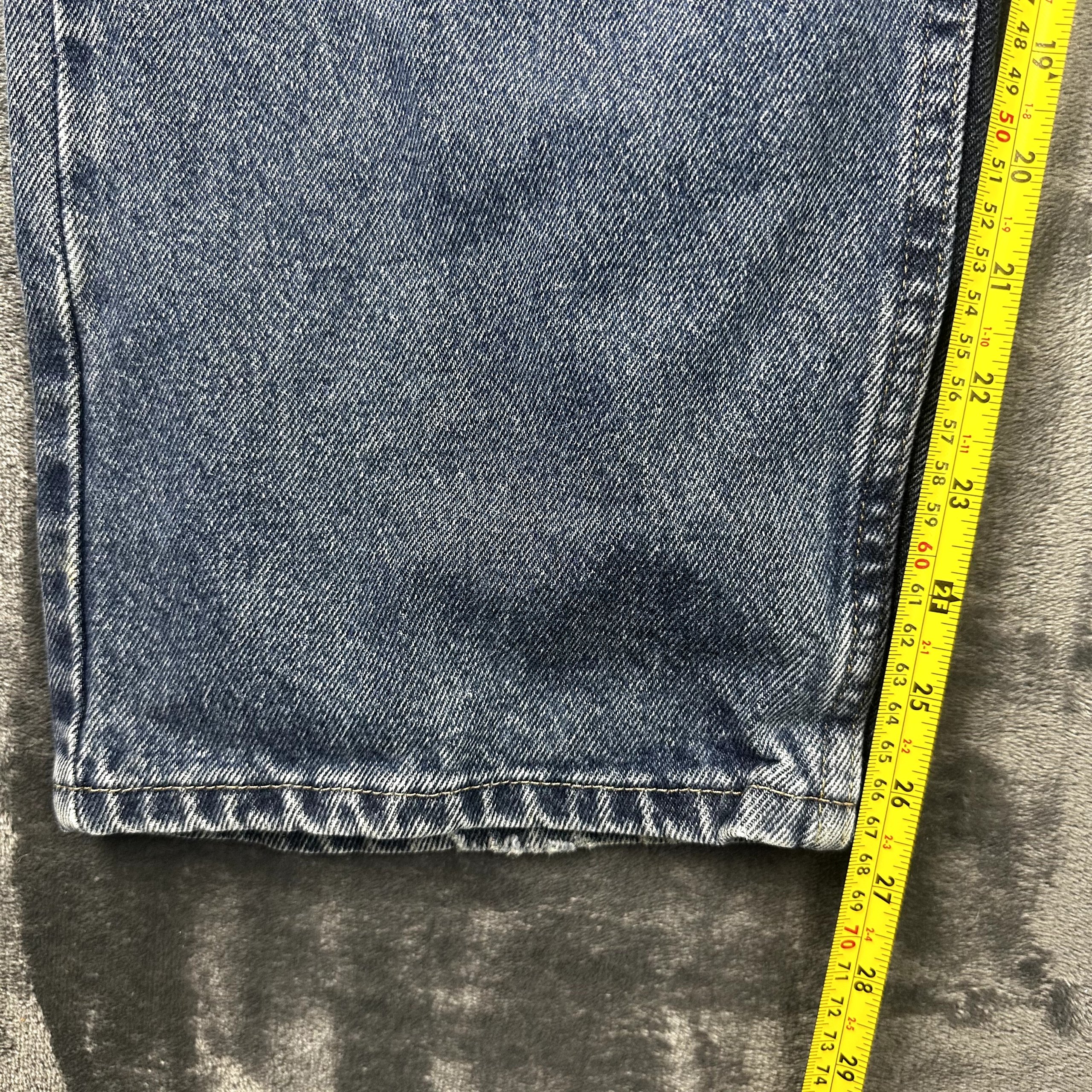 Men's Vintage Wrangler Relaxed Fit Blue Jeans W38 L29 (9760WDR) image 4