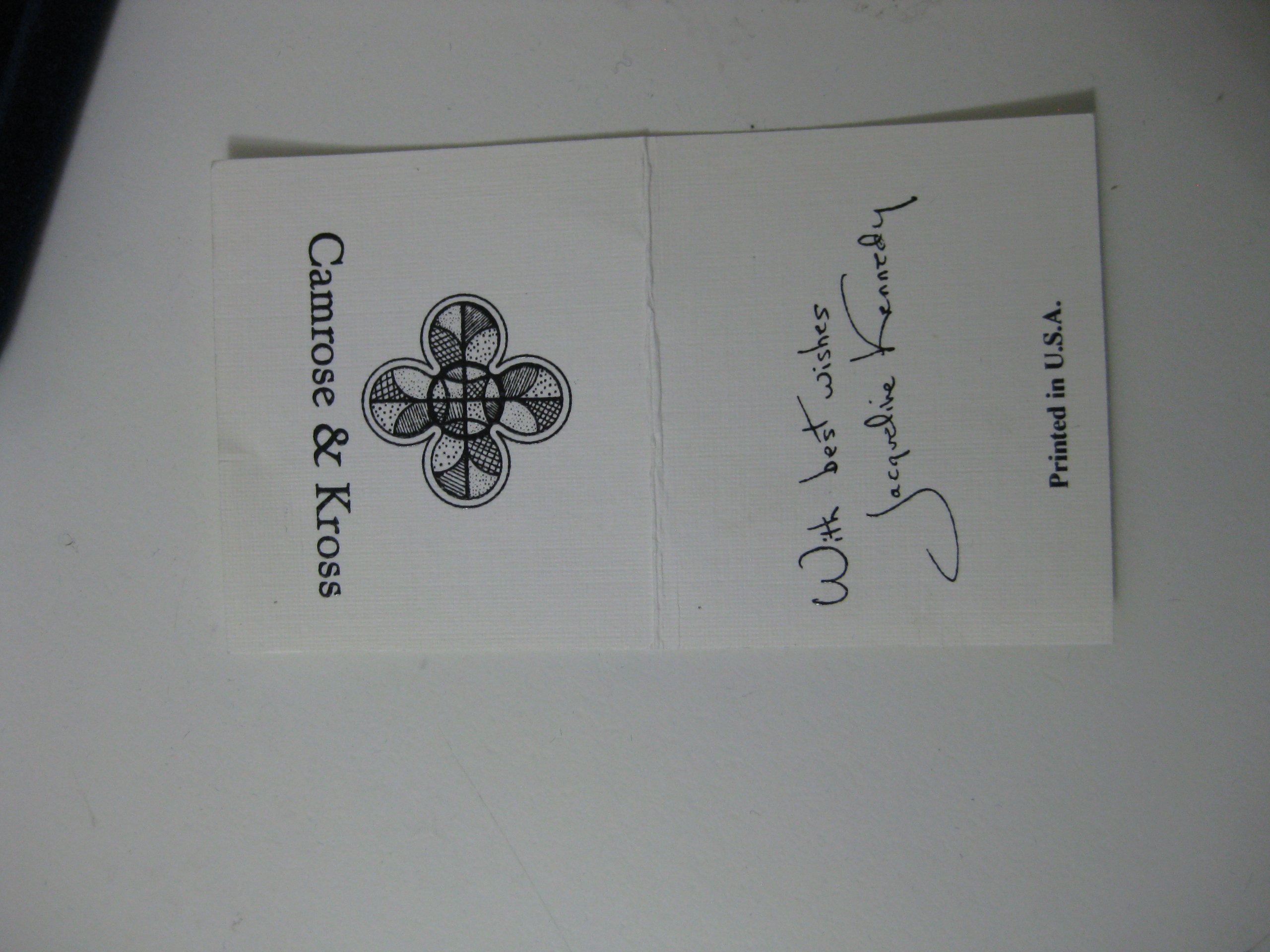 Camrose & Kross Gold Tone & Clear Crystal Flower Brooch image 9