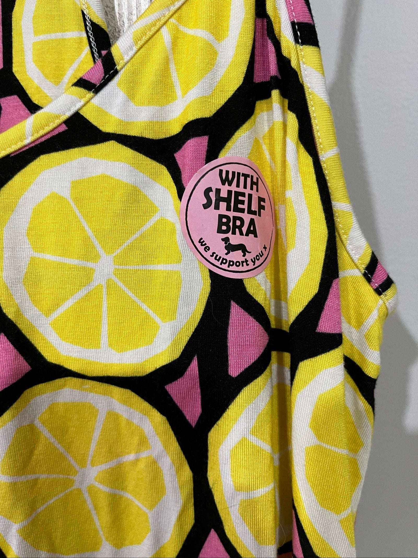 Peter Alexander Multi Women's Yellow Lemon Print Cami Top XS Bamboo Blend image 2