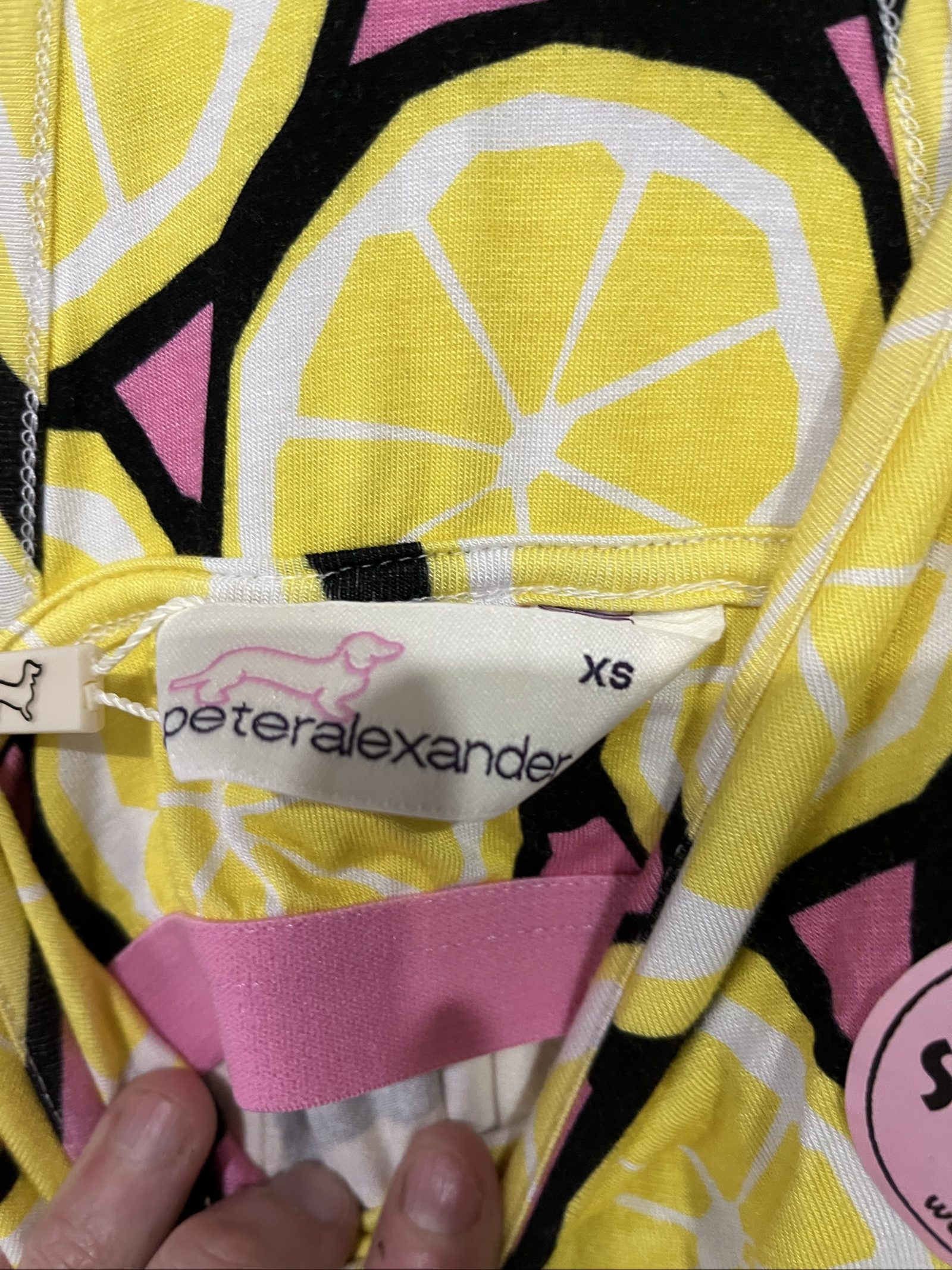 Peter Alexander Multi Women's Yellow Lemon Print Cami Top XS Bamboo Blend image 3