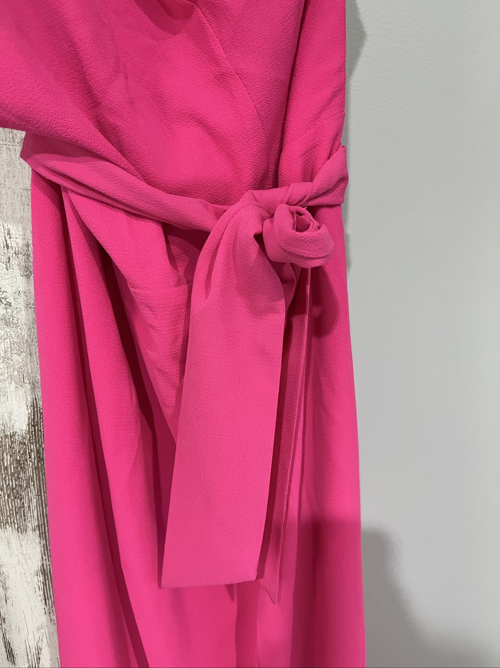 Bianca and Bridget Women's Pink One Shoulder Dress Size 14 image 2