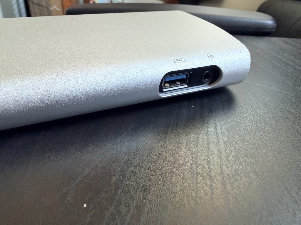 Belkin Silver Thunderbolt 3 Express Dock HD USB-C Hub F4U095 No Power Supply image 3