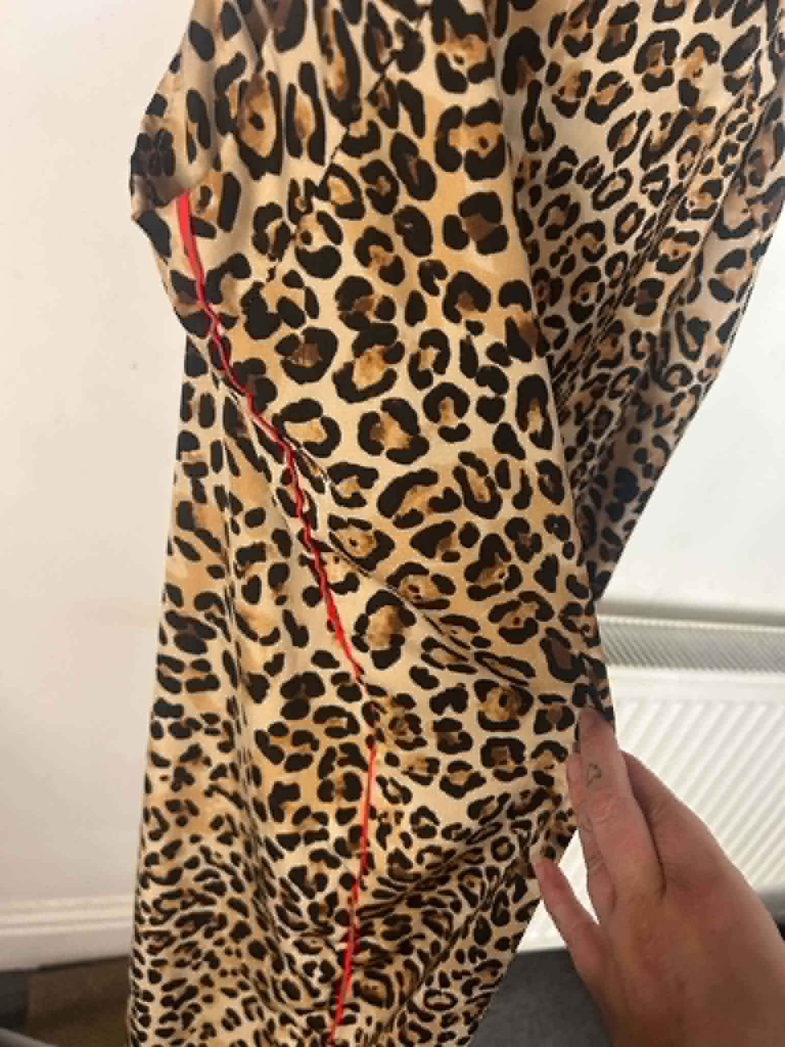 Topshop Leopard Print Slip Dress UK 16 Sleeveless Long image 3