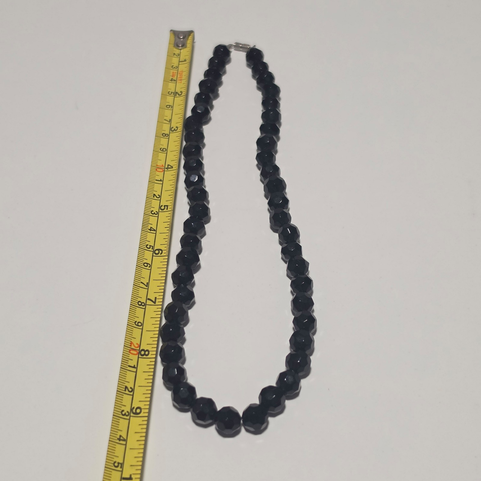 Beautiful black beads necklace.b6 image 3