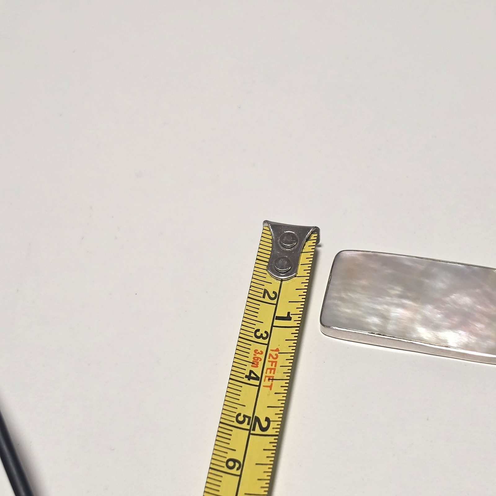 925 sterling silver mother of pearl Pendant. B6 image 4