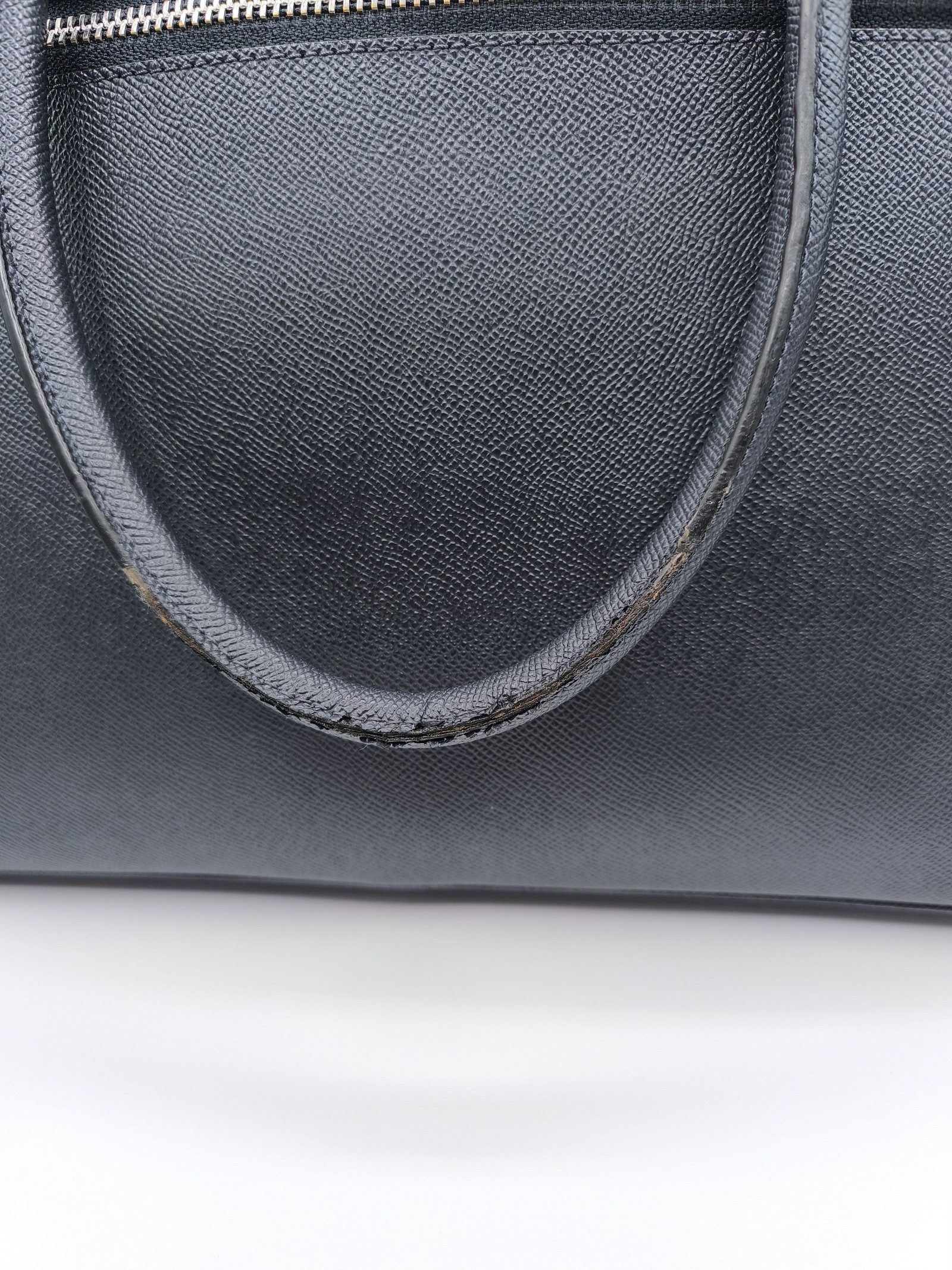 Coach Navy Blue Saffiano Leather Tote Bag image 7