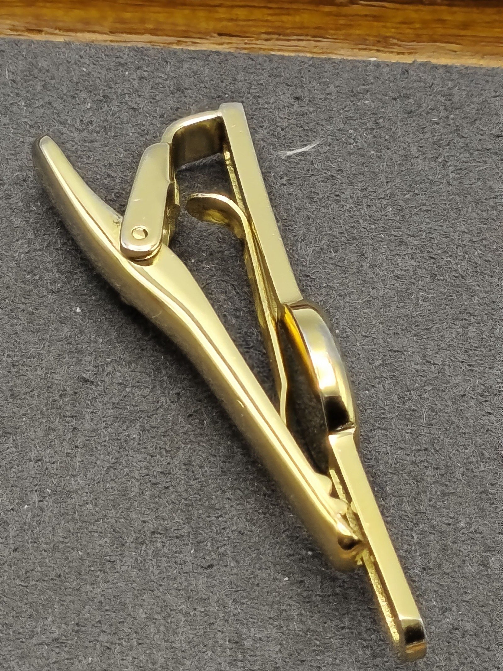 Yves Saint Laurent Gold-tone & Silver-tone Tie Clip image 7