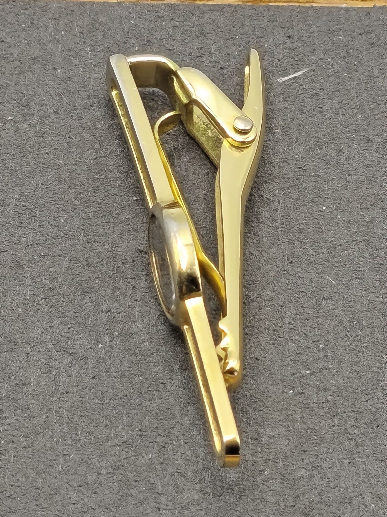 Yves Saint Laurent Gold-tone & Silver-tone Tie Clip image 8