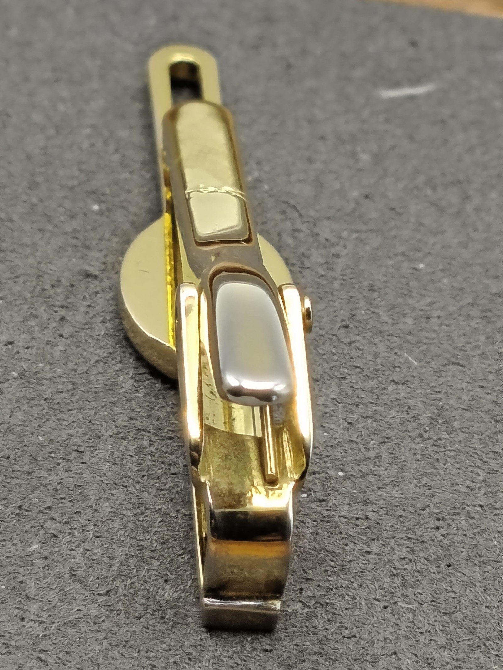 Yves Saint Laurent Gold-tone & Silver-tone Tie Clip image 9