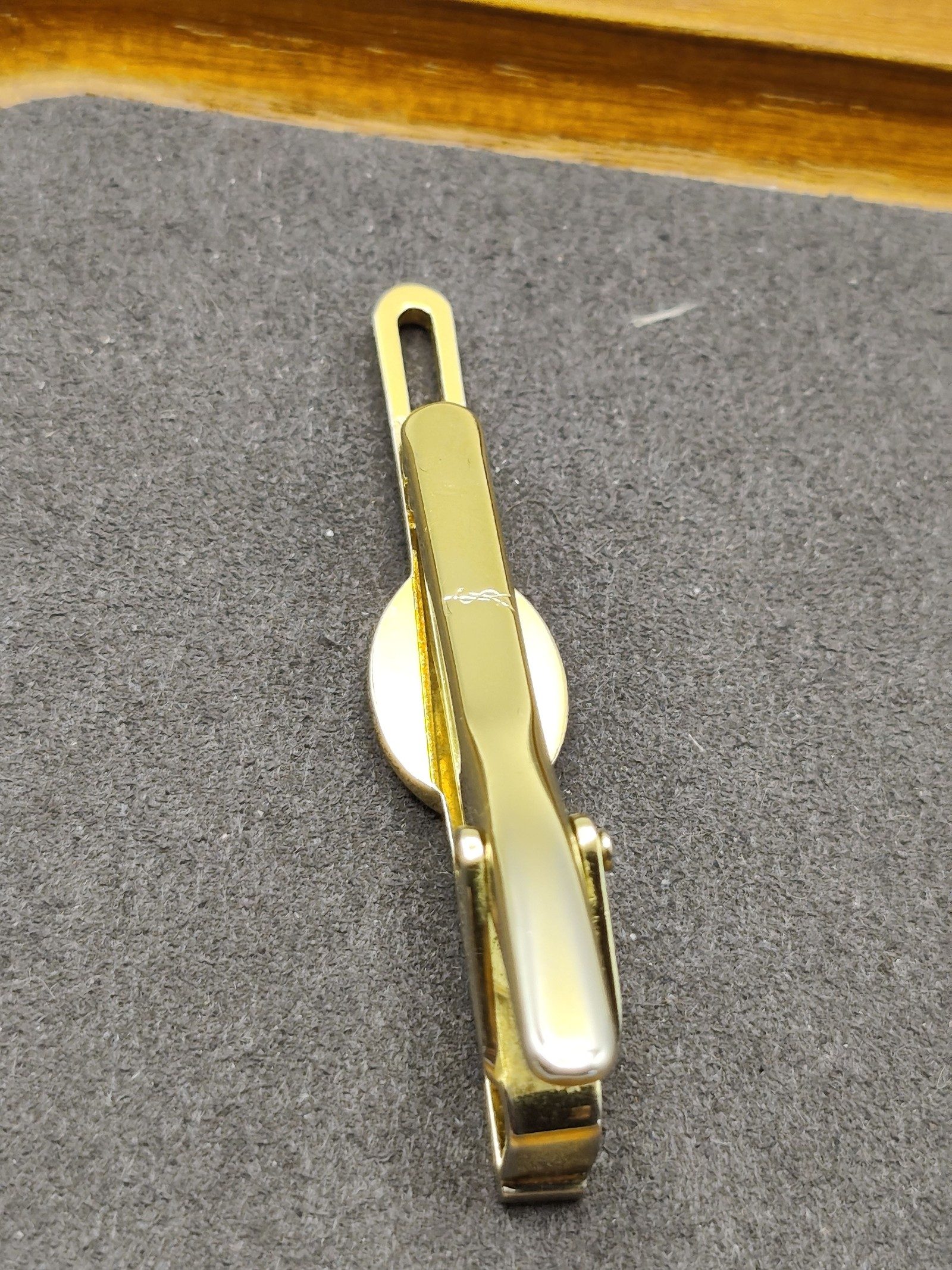 Yves Saint Laurent Gold-tone & Silver-tone Tie Clip image 10