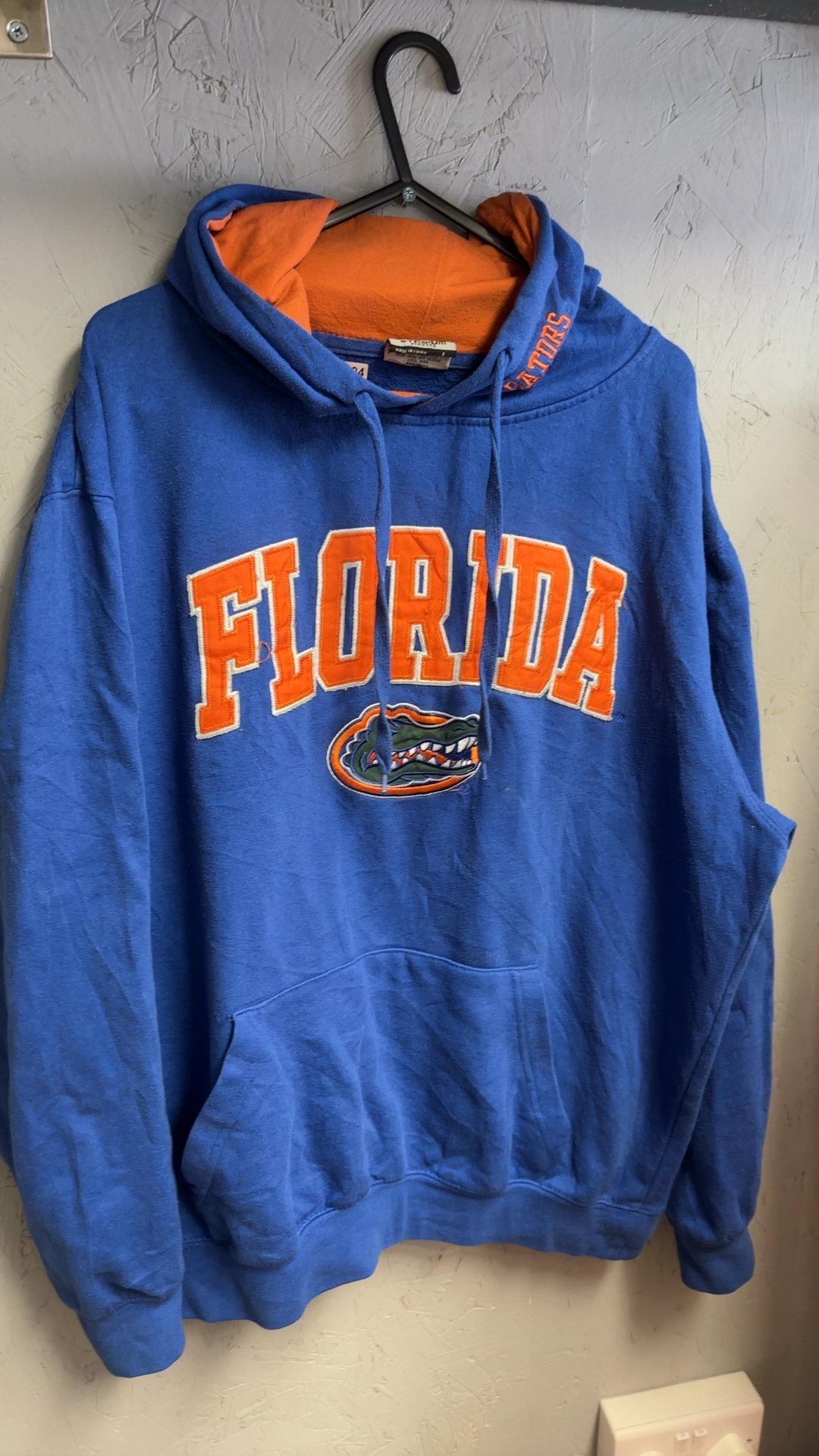 Florida Stadium Athletics Blue & Orange Hoodie Large image 2