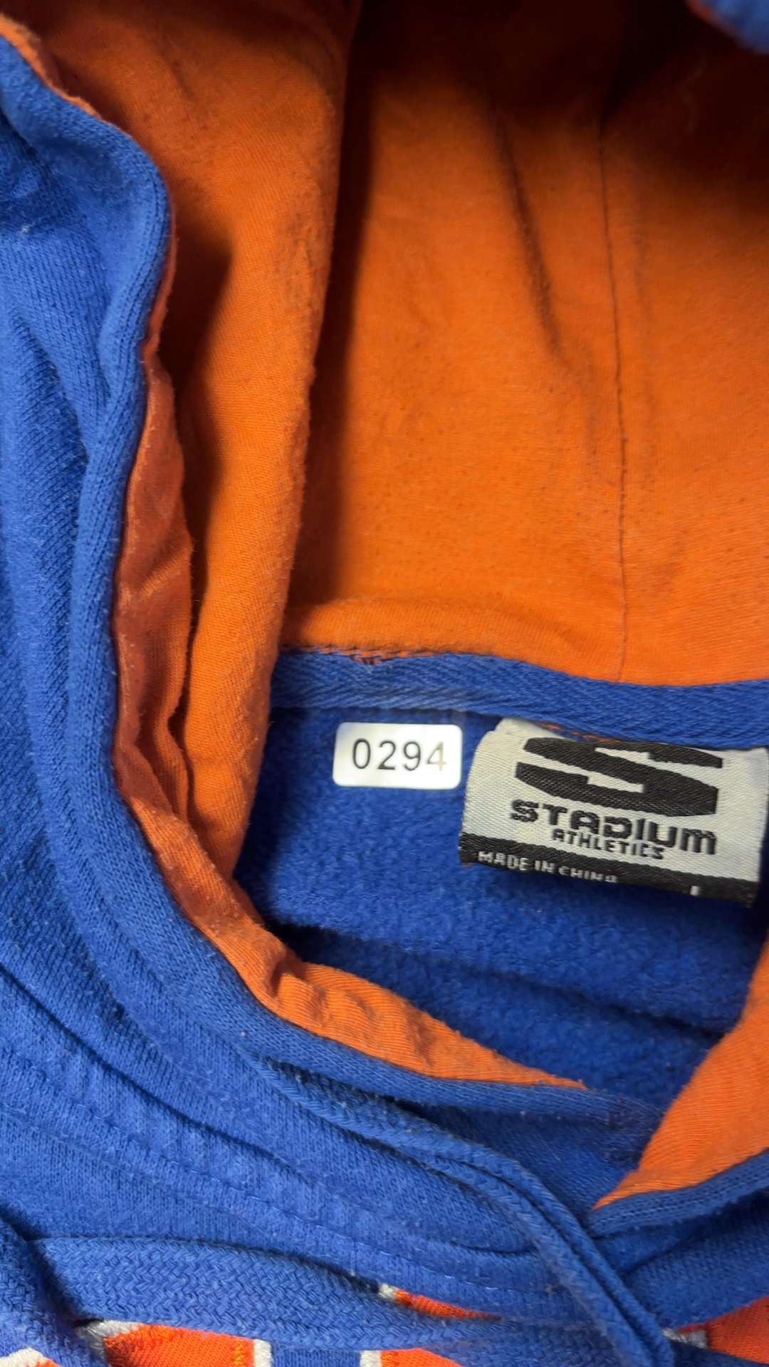 Florida Stadium Athletics Blue & Orange Hoodie Large image 7