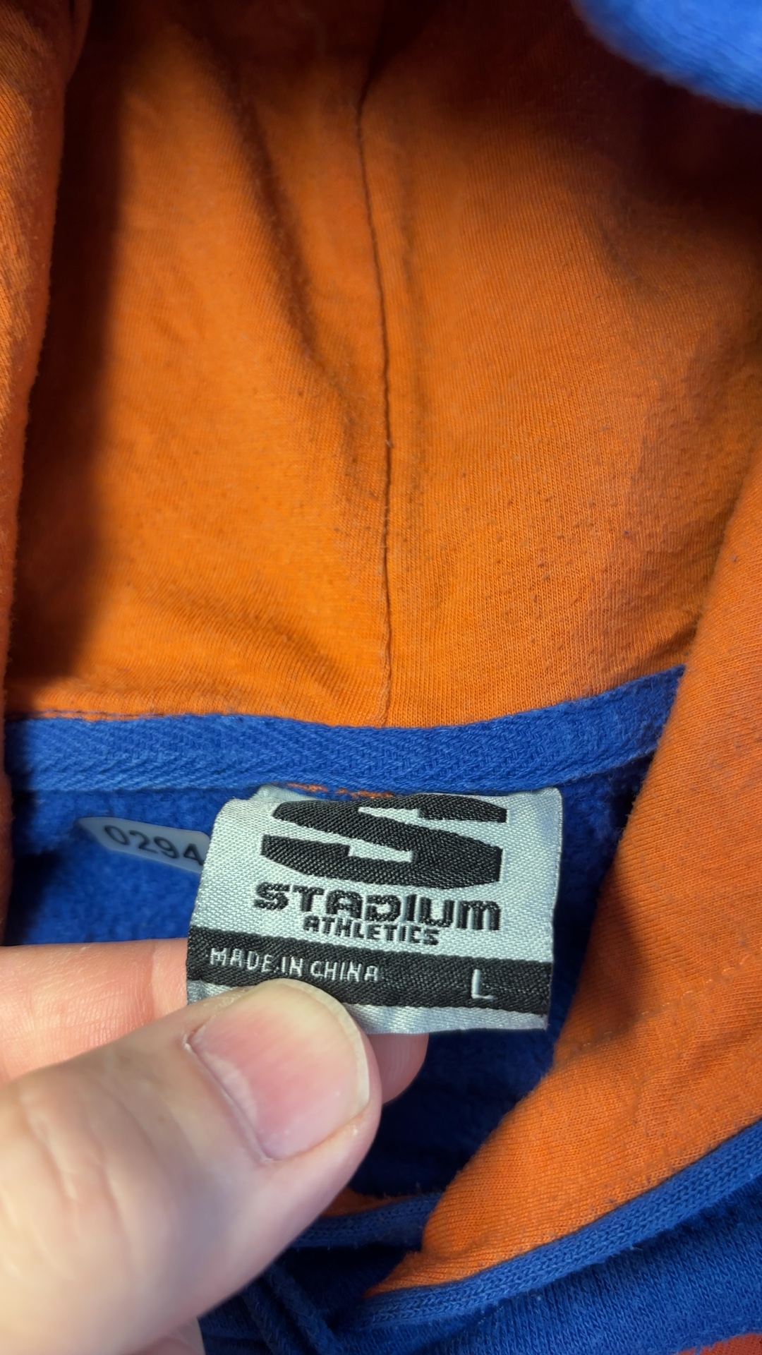 Florida Stadium Athletics Blue & Orange Hoodie Large image 8