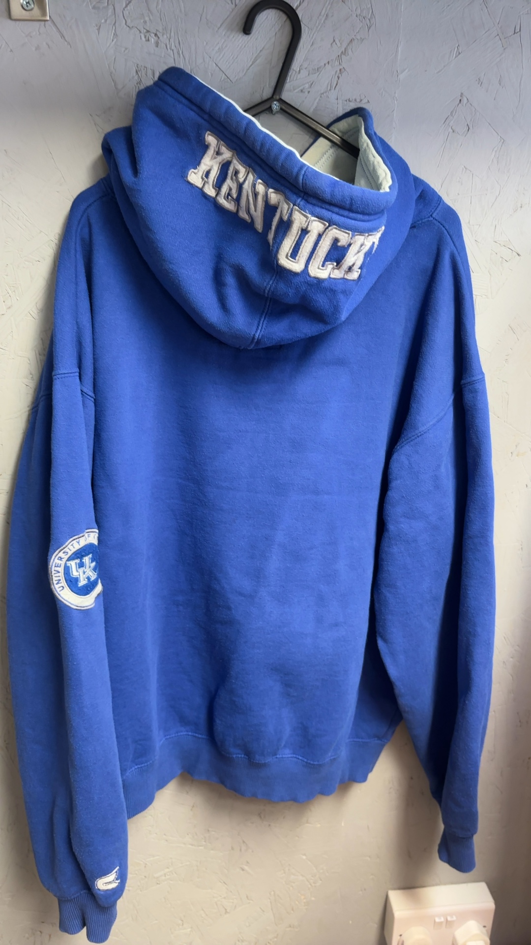 University of Kentucky Blue Hoodie Sweatshirt Medium Classic Logo image 3