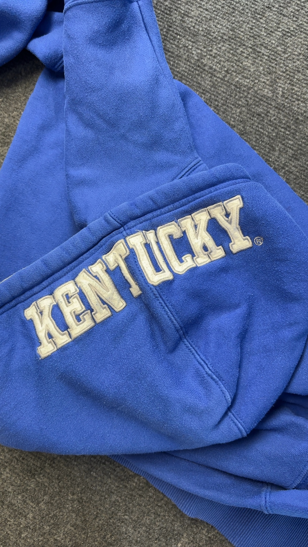 University of Kentucky Blue Hoodie Sweatshirt Medium Classic Logo image 5
