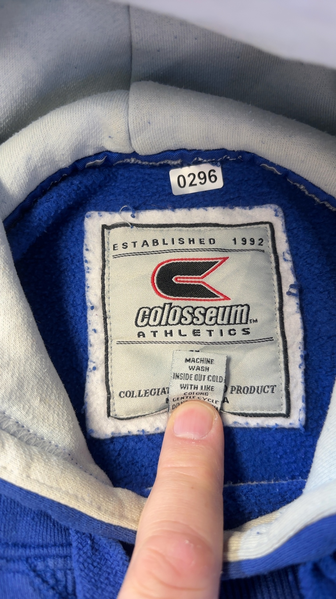 University of Kentucky Blue Hoodie Sweatshirt Medium Classic Logo image 9