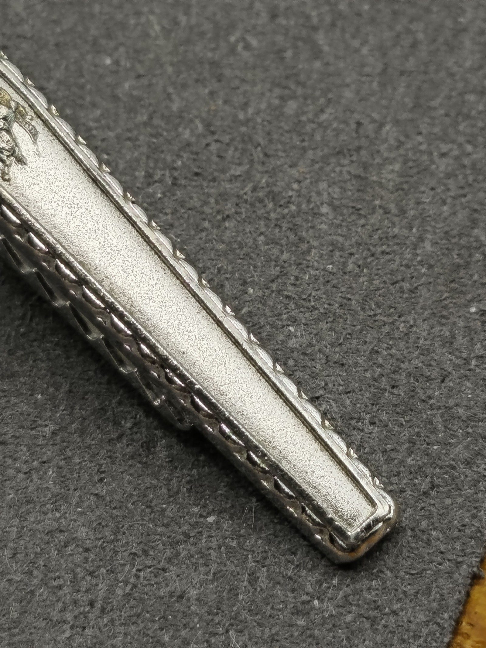 Burberry Sterling Silver 925 Horse Logo Tie Clip image 5