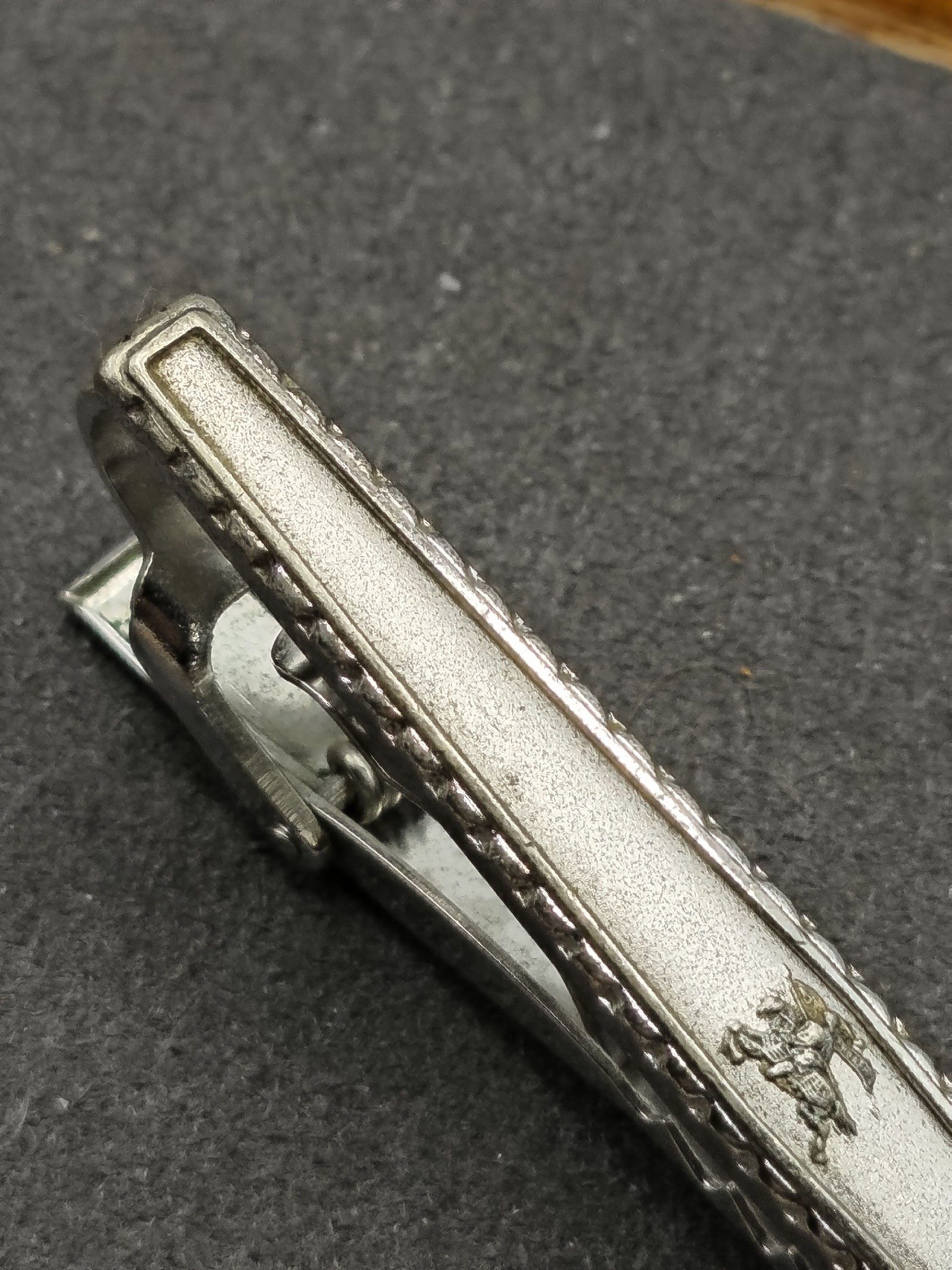 Burberry Sterling Silver 925 Horse Logo Tie Clip image 7