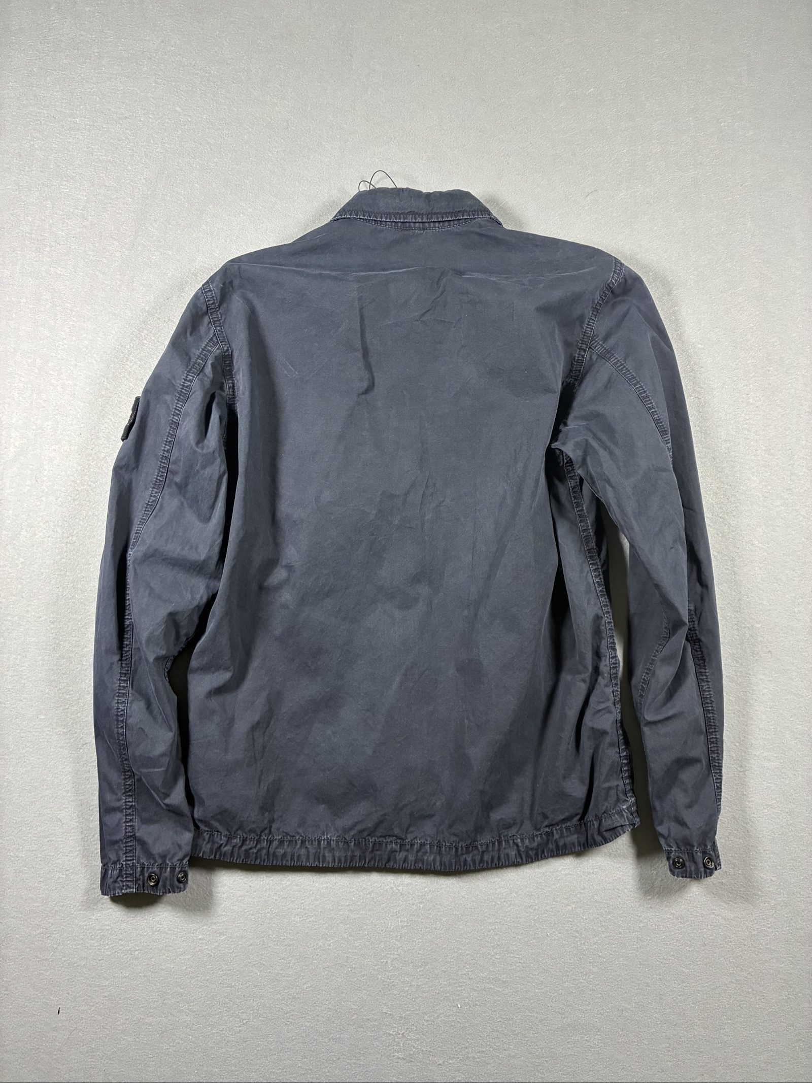 Stone Island Navy Blue Cotton Overshirt Small Brand New image 6