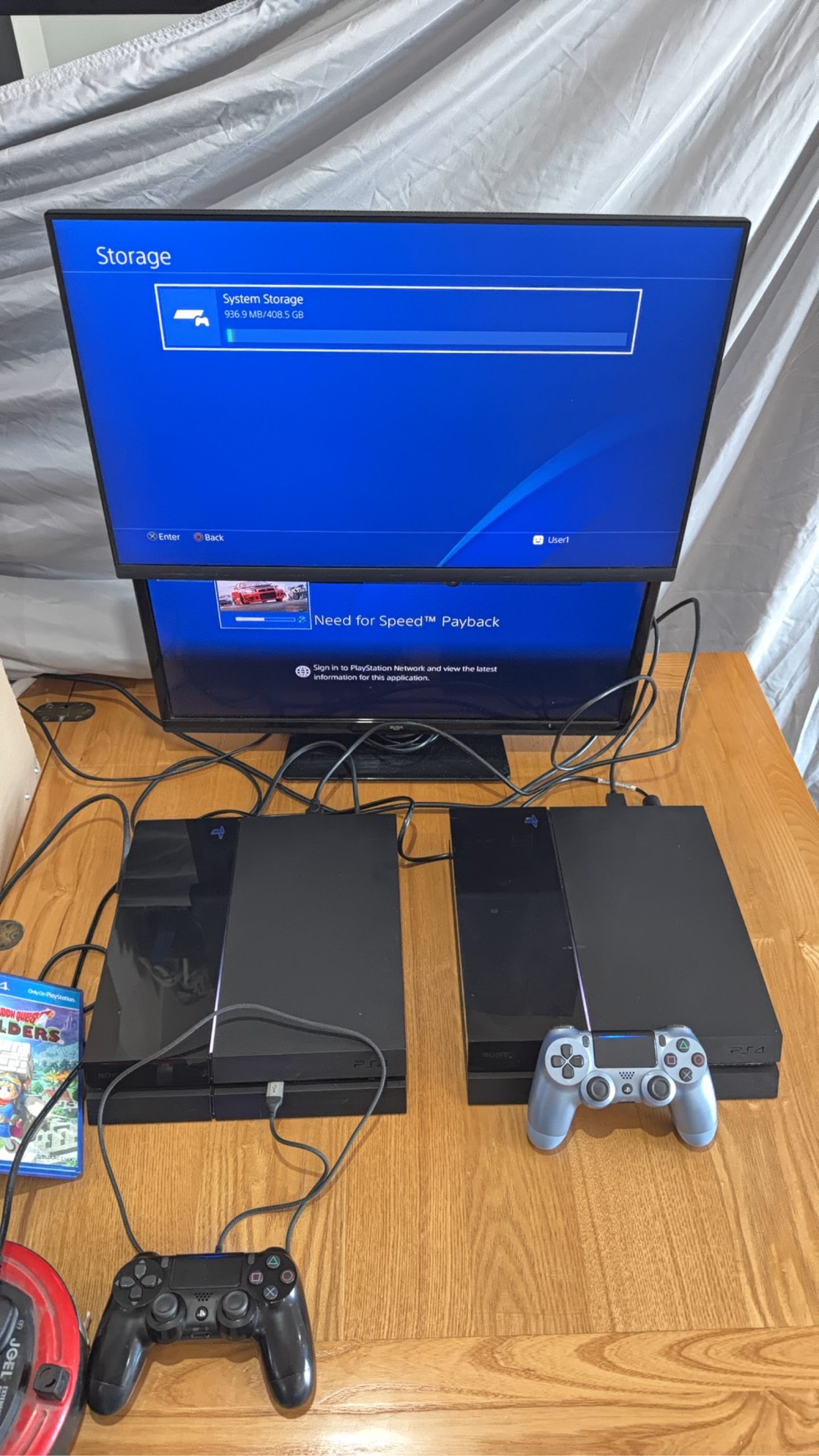 PlayStation 4 Console PS4 Black 500GB Official Dualshock 4 Contoller - Tested image 10