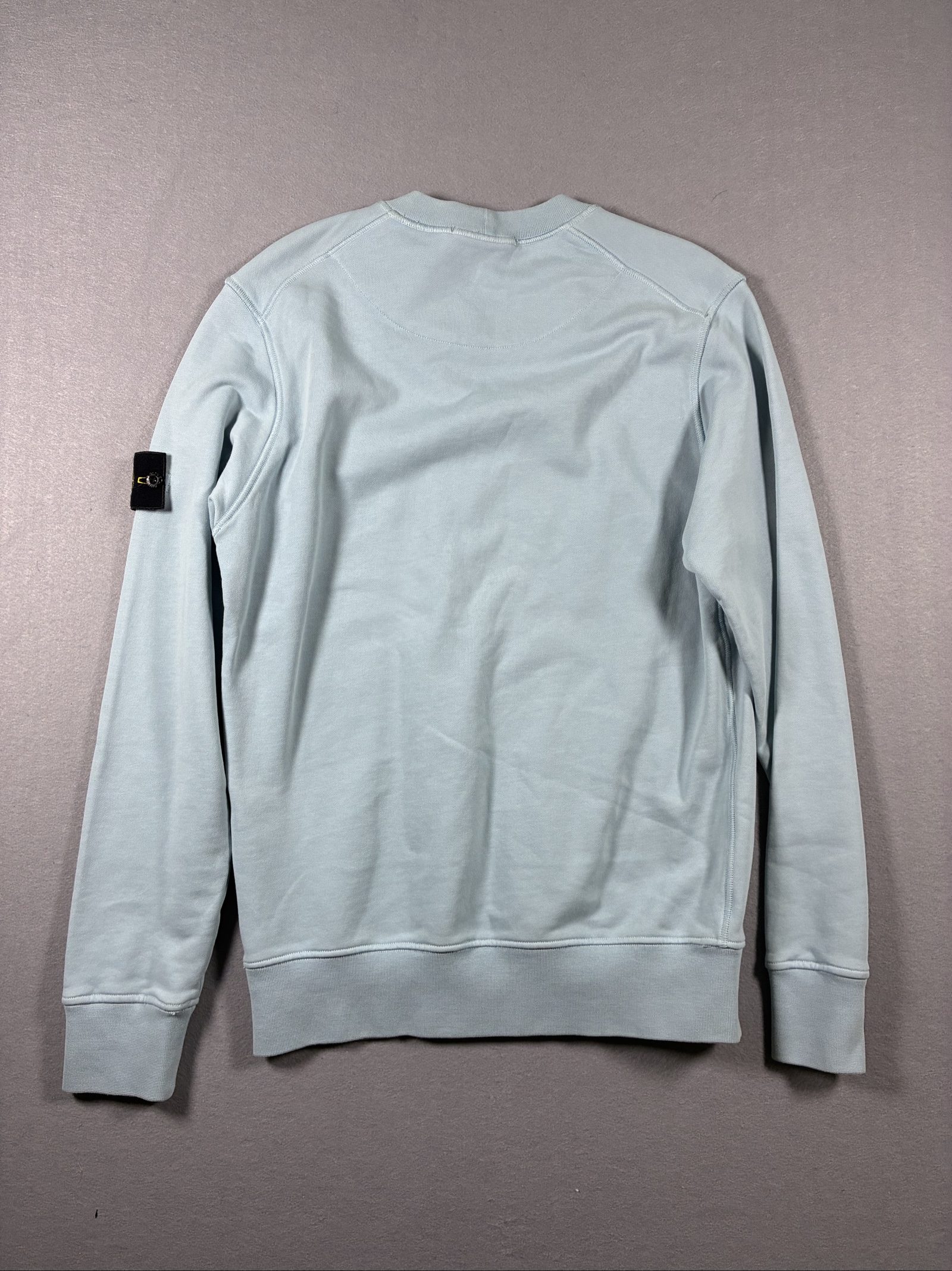 Stone Island Men's Sky Blue Classic Fleece Sweatshirt Small image 5