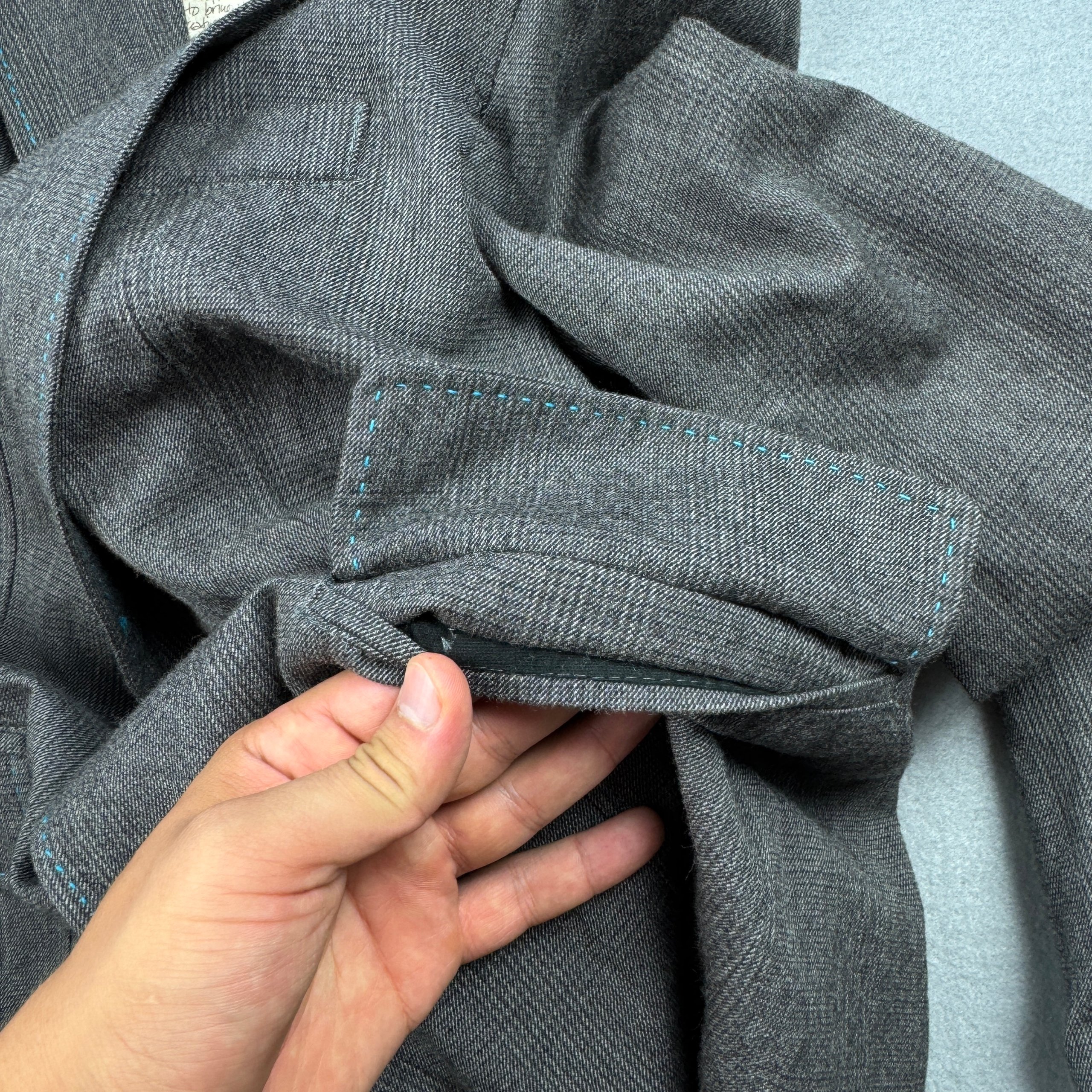 Hugo Boss Grey Wool / Steel Blend Blazer Classic Fit Size L / 52 image 9
