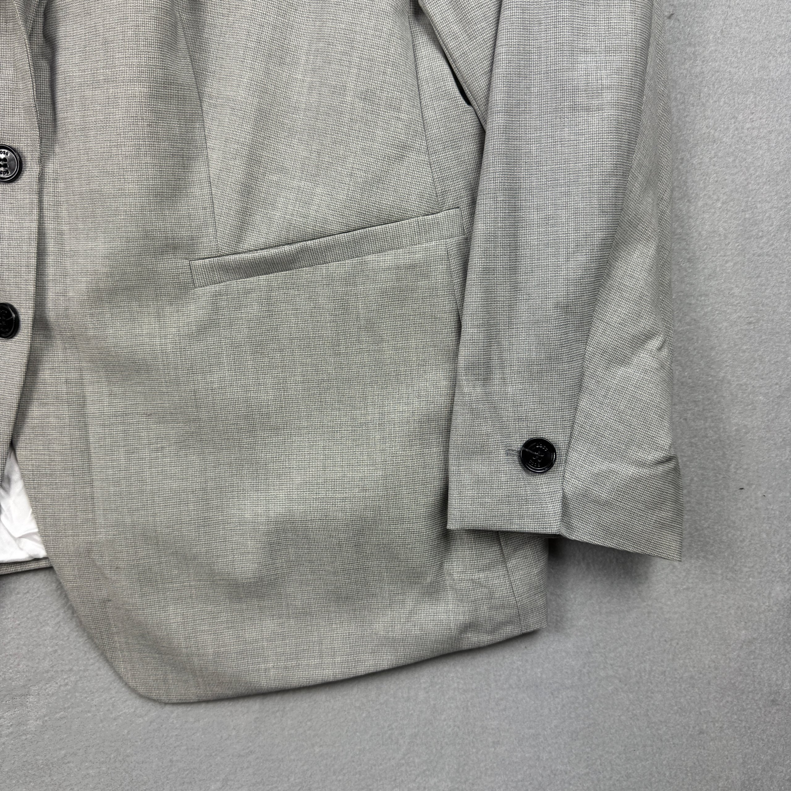Women`s BOSS Grey Wool Blazer Classic Fit New with tags Size 50 / XL-XXL image 3