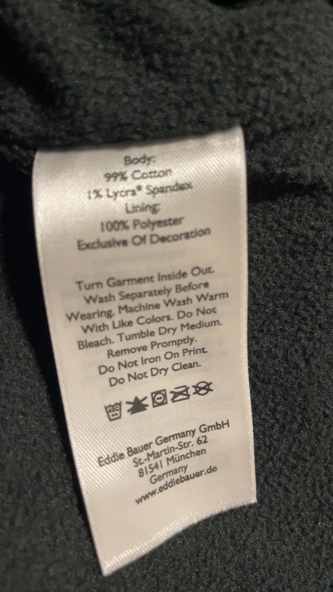 Eddie Bauer Fleece-Lined Flex Mountain Pants Saddle 33x30 NWT image 6